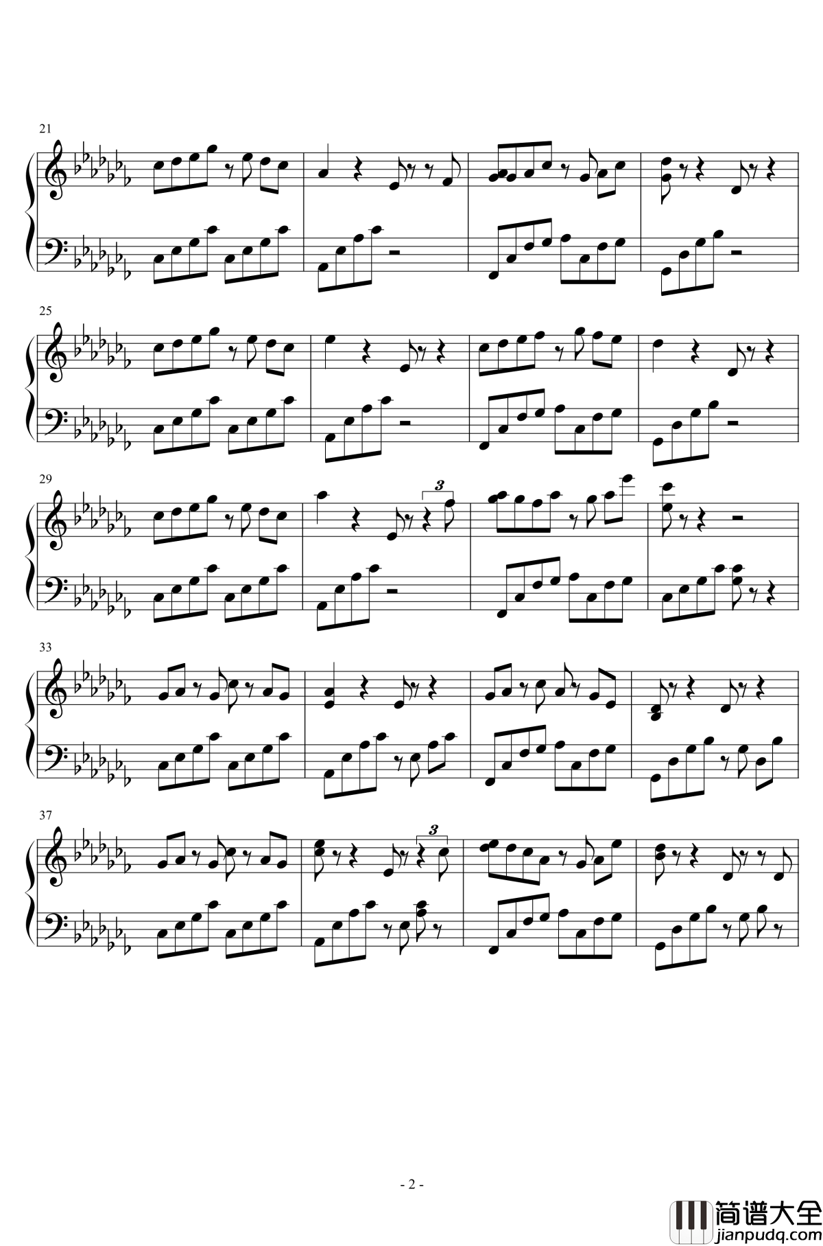 你最近好吗钢琴谱_吴振兴