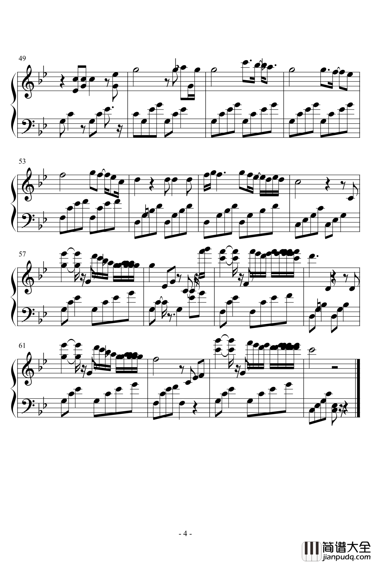 宴会钢琴谱_吴振兴