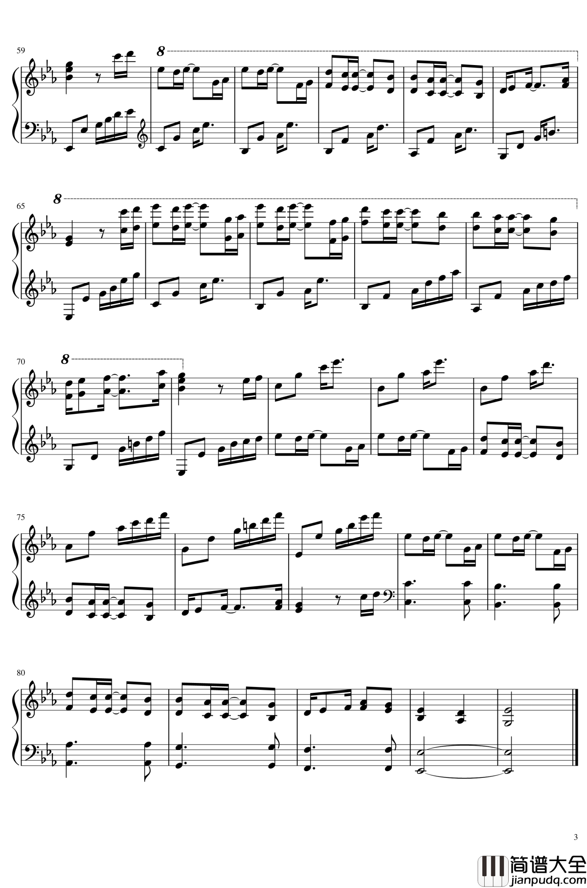 精彩瞬间钢琴谱_Wonderful_Moment_吕恒