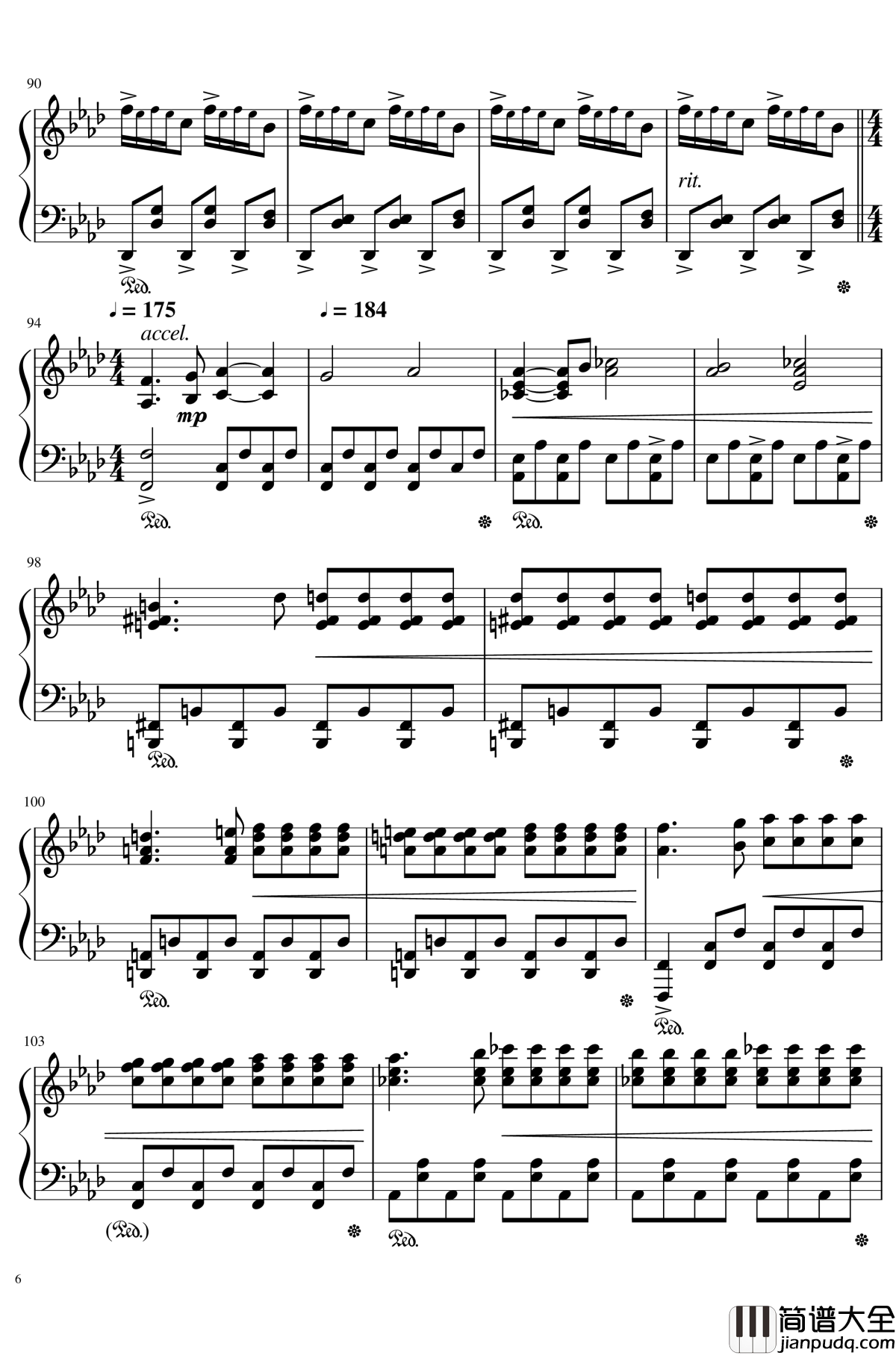 Last_Remote钢琴谱_触手猴_幻想遊戯＜地＞_ラストリモート_东方地灵殿_东方project