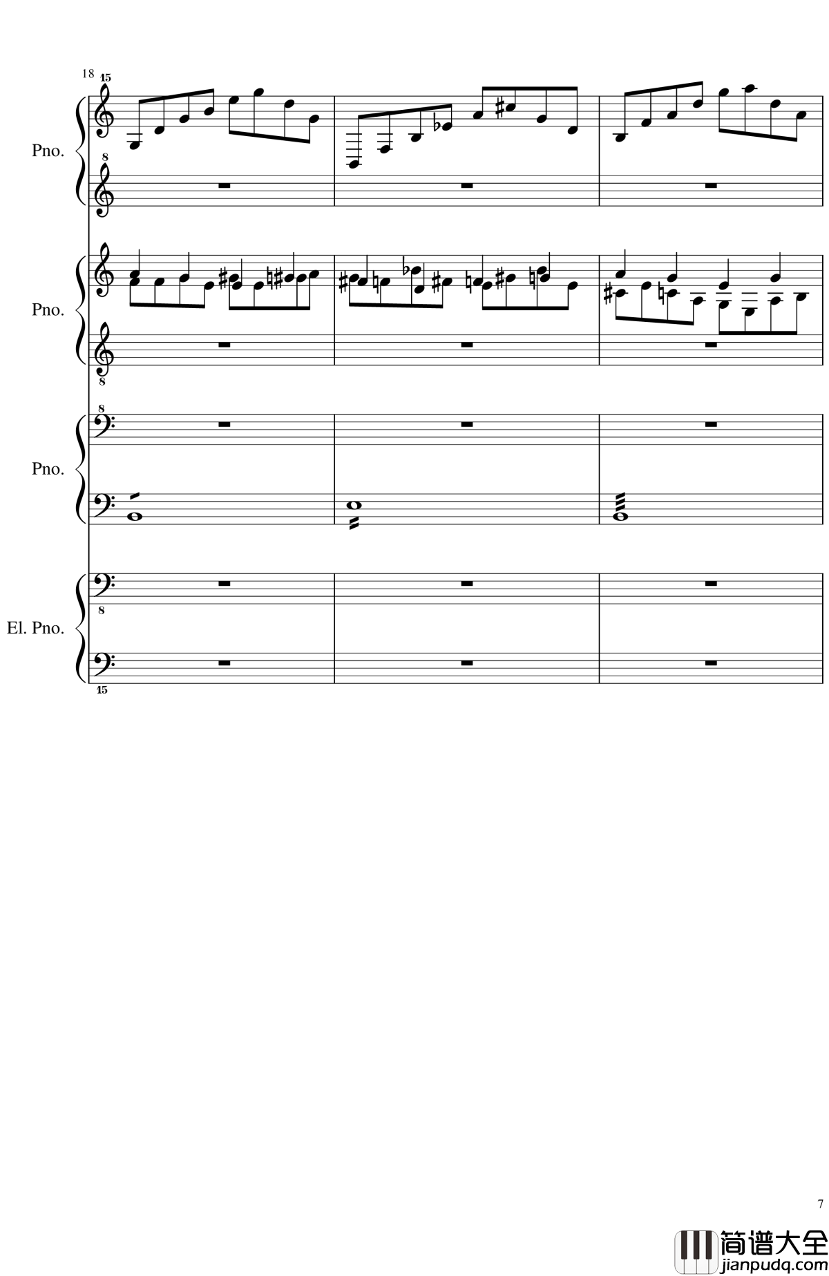 黑乐谱钢琴谱_毁电脑系列_2dgdsvshh