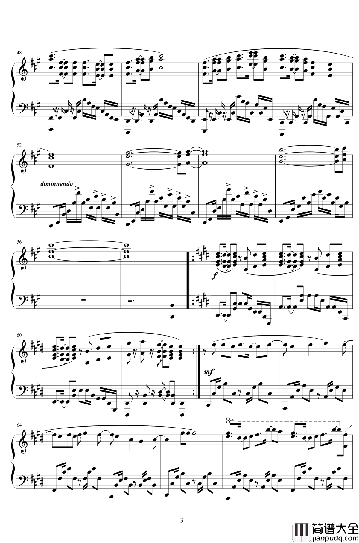 There_is_a_reason钢琴谱_No_Game_No_Life:_Zero__ED_游戏人生