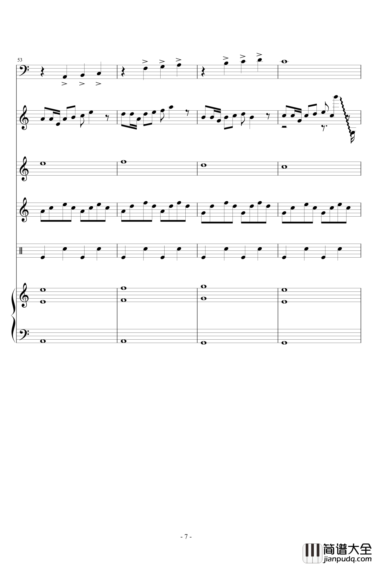 动感X钢琴谱_个人第一首原创_zero铭