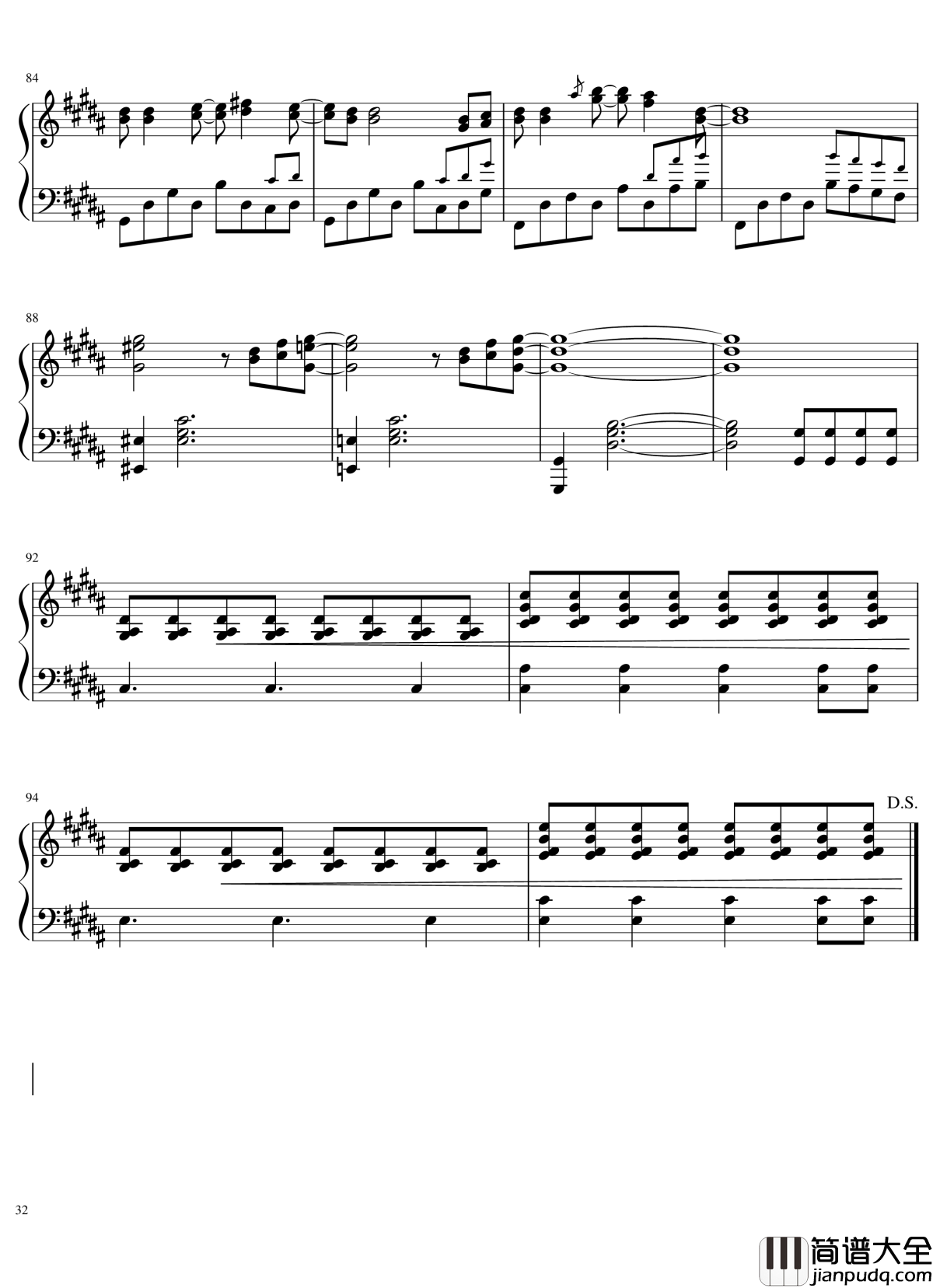 风神录全曲钢琴谱_东方project