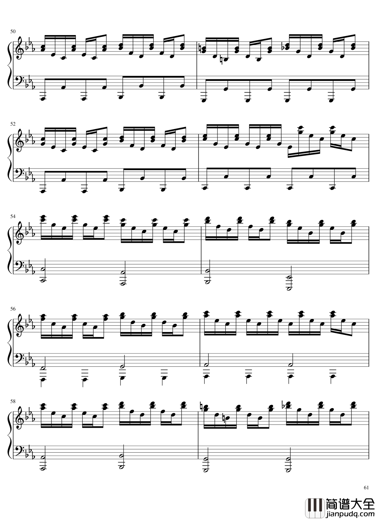 风神录全曲钢琴谱_东方project