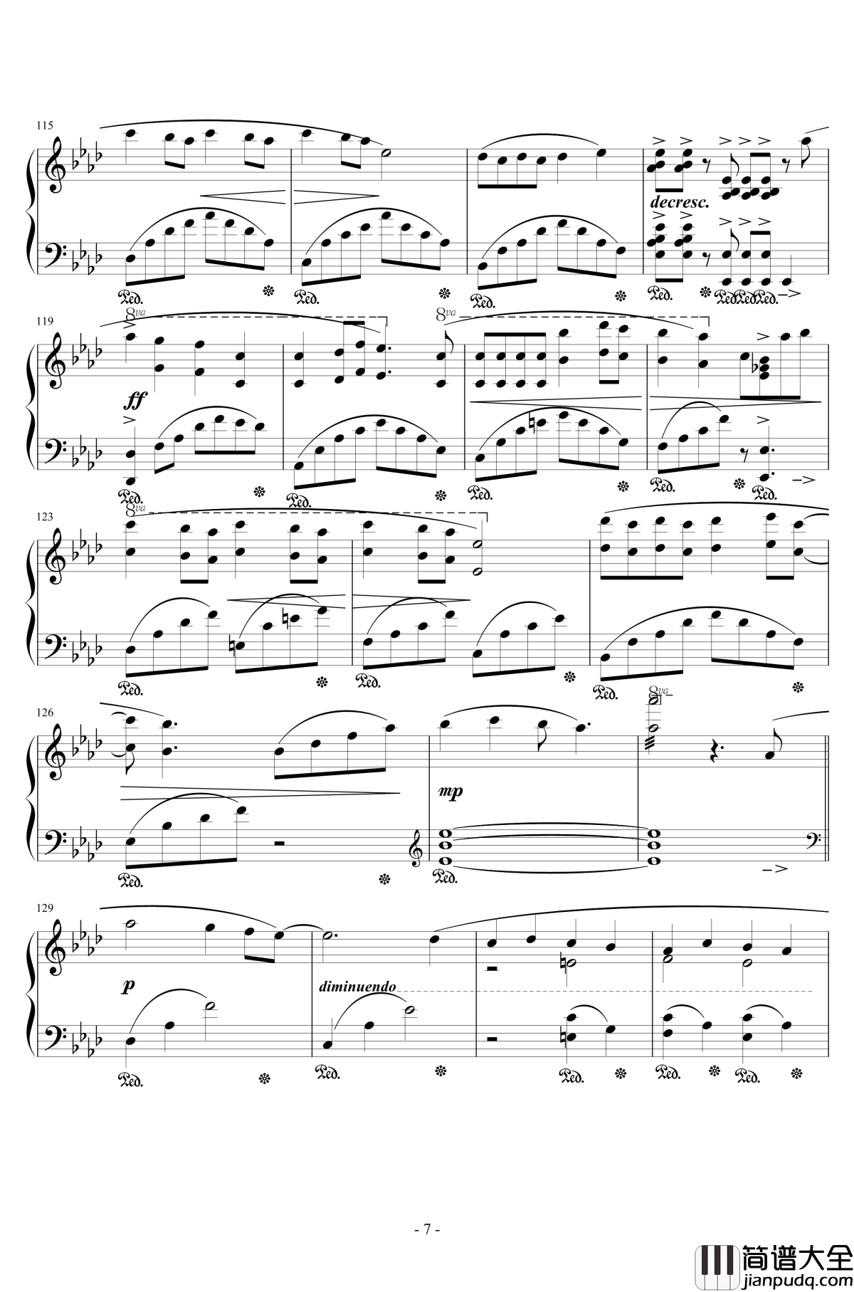 有个爱你的人不容易钢琴谱_Piano_version_那英