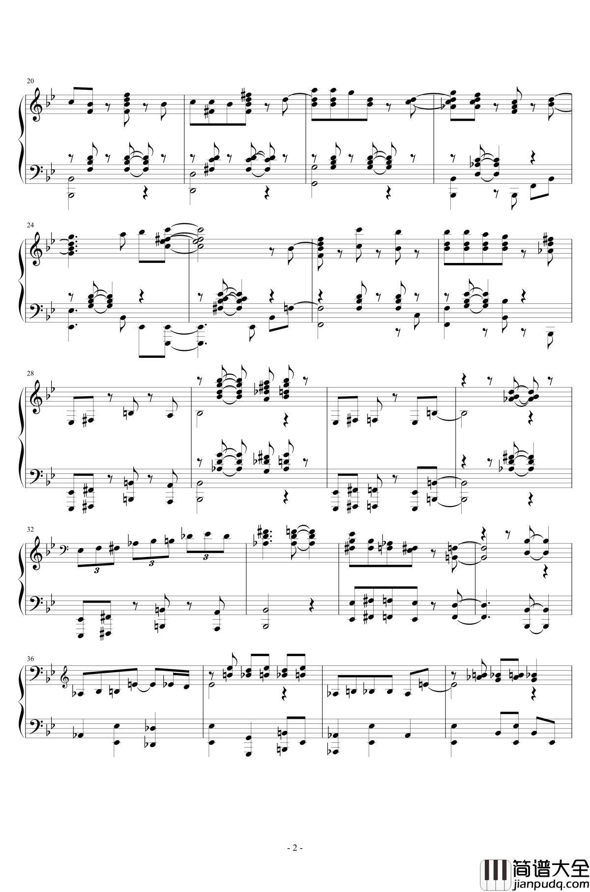 Life’s_Incredible_Again钢琴谱_超人总动员