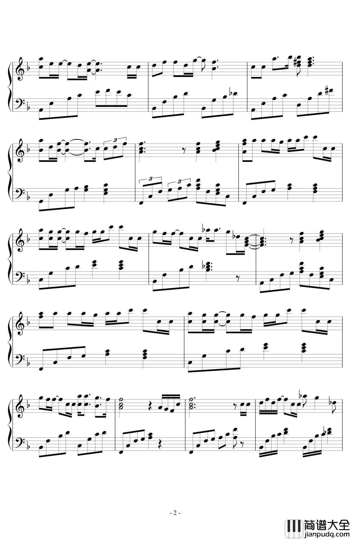 至少还有你钢琴谱_林忆莲