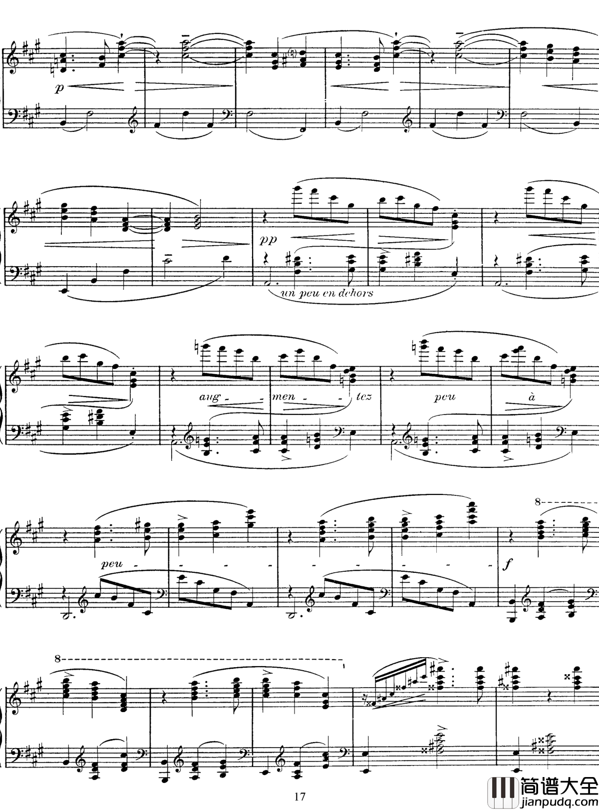 高贵而伤感的圆舞曲钢琴谱_拉威尔_Ravel