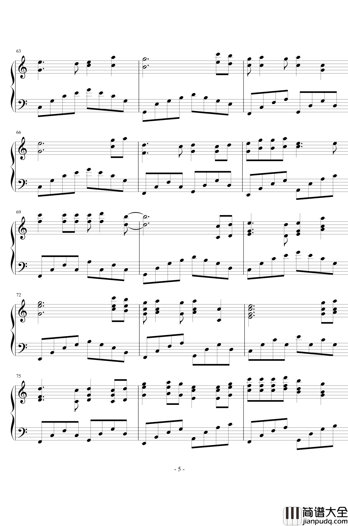 待你君临天下钢琴谱_0.9版_李念