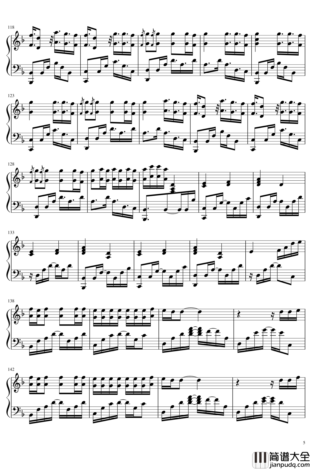 Fake_Love钢琴谱_防弹少年团