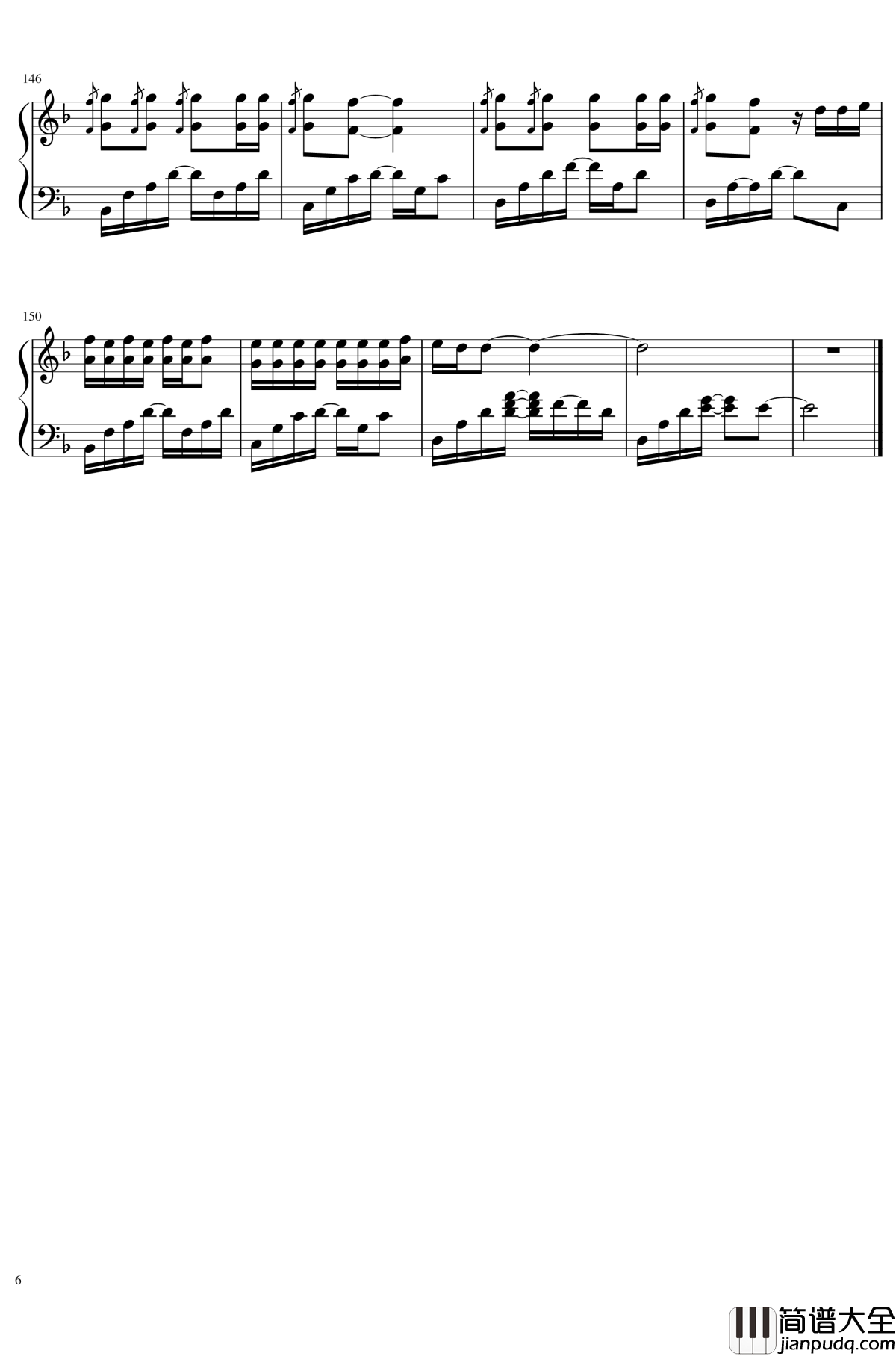 Fake_Love钢琴谱_防弹少年团