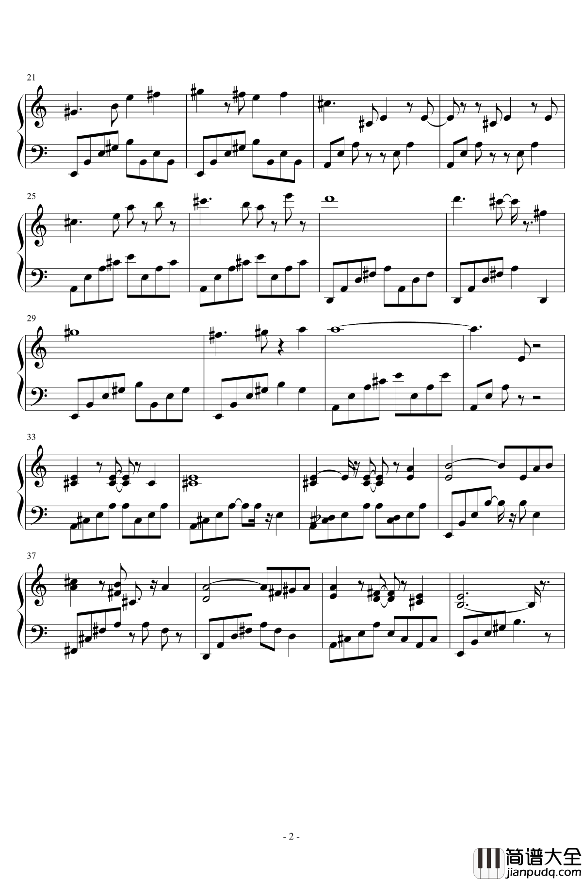 你的电话钢琴谱_心灵钢琴曲_吴振兴