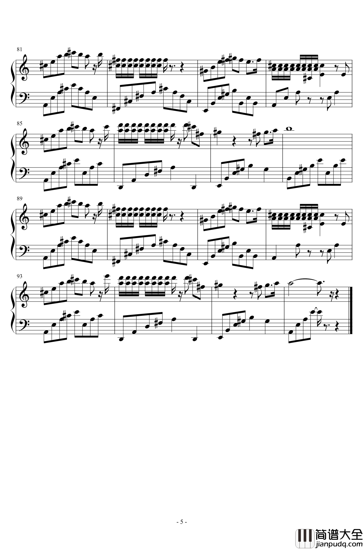 你的电话钢琴谱_心灵钢琴曲_吴振兴