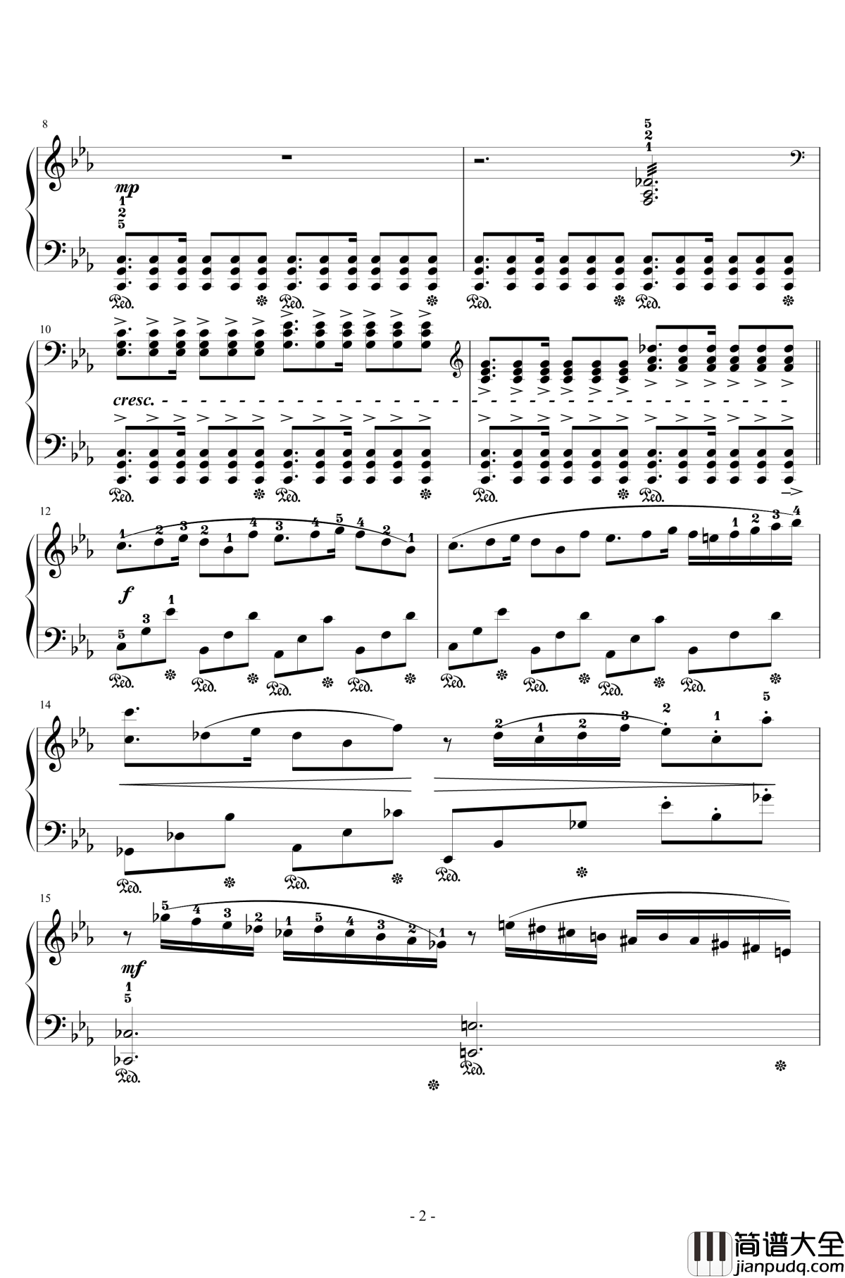 Hunter_Chance钢琴谱_植松伸夫