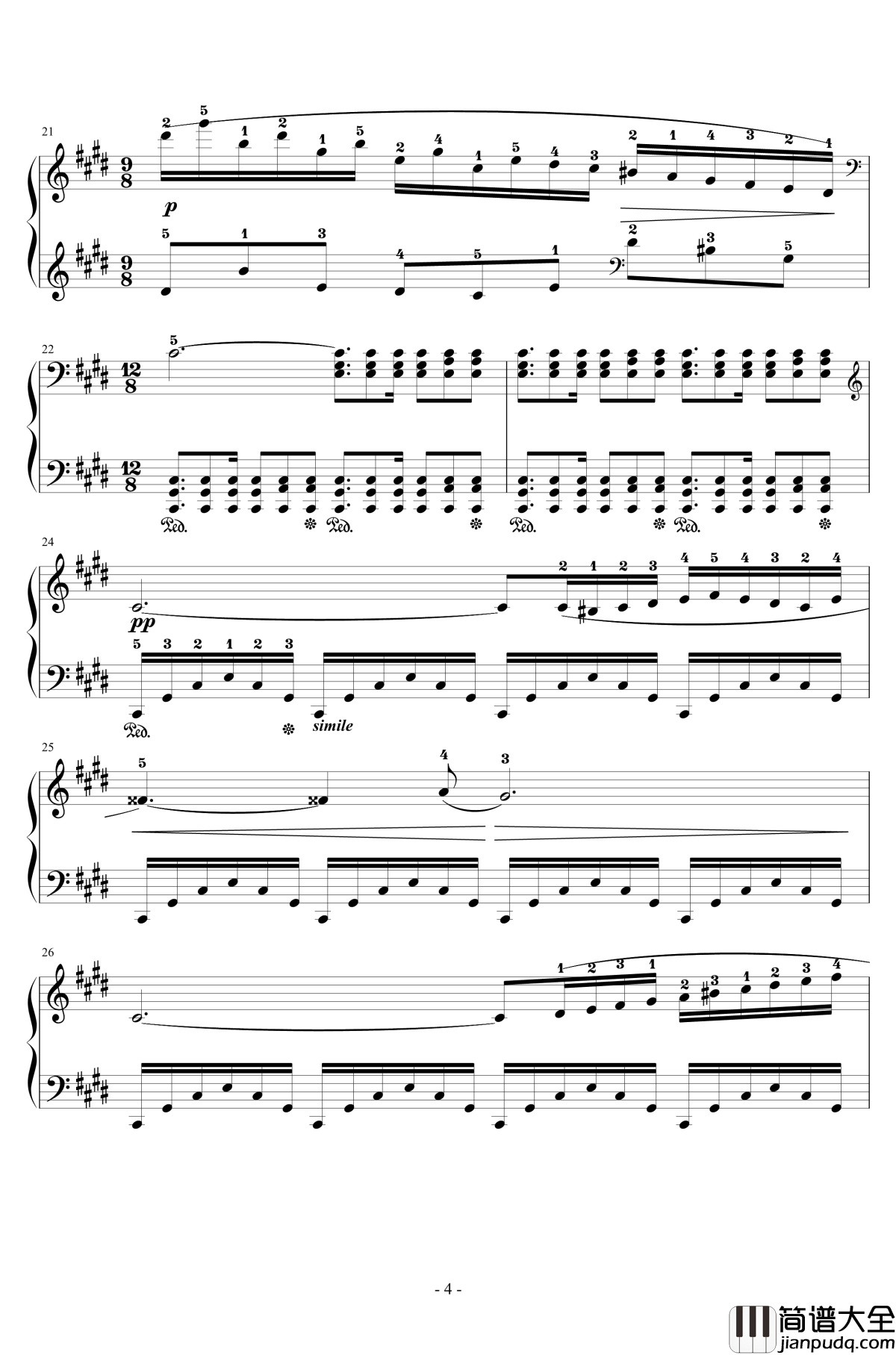 Hunter_Chance钢琴谱_植松伸夫