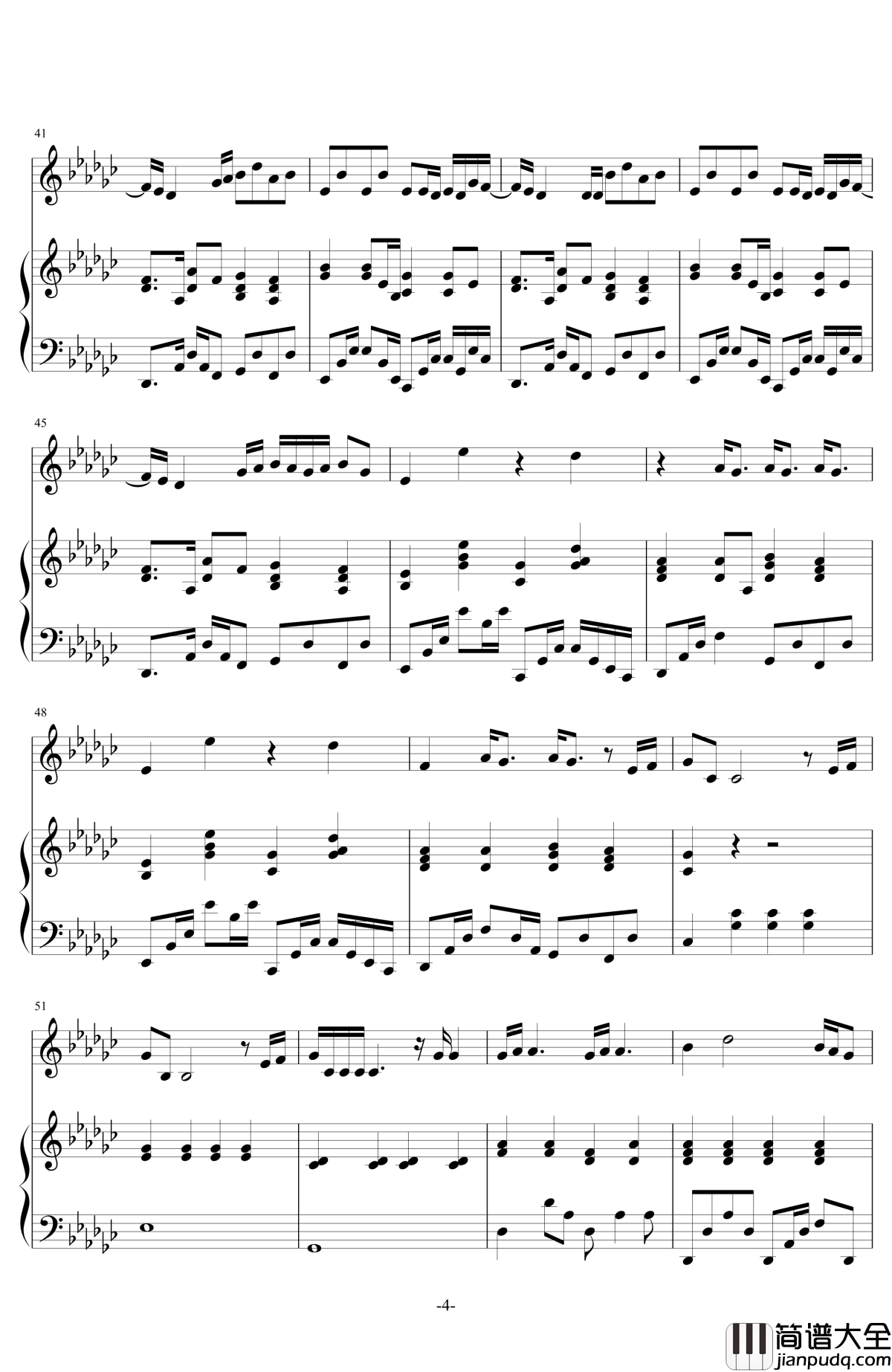 I_knew_you_were_trouble钢琴谱_伴奏_Taylor_Swift