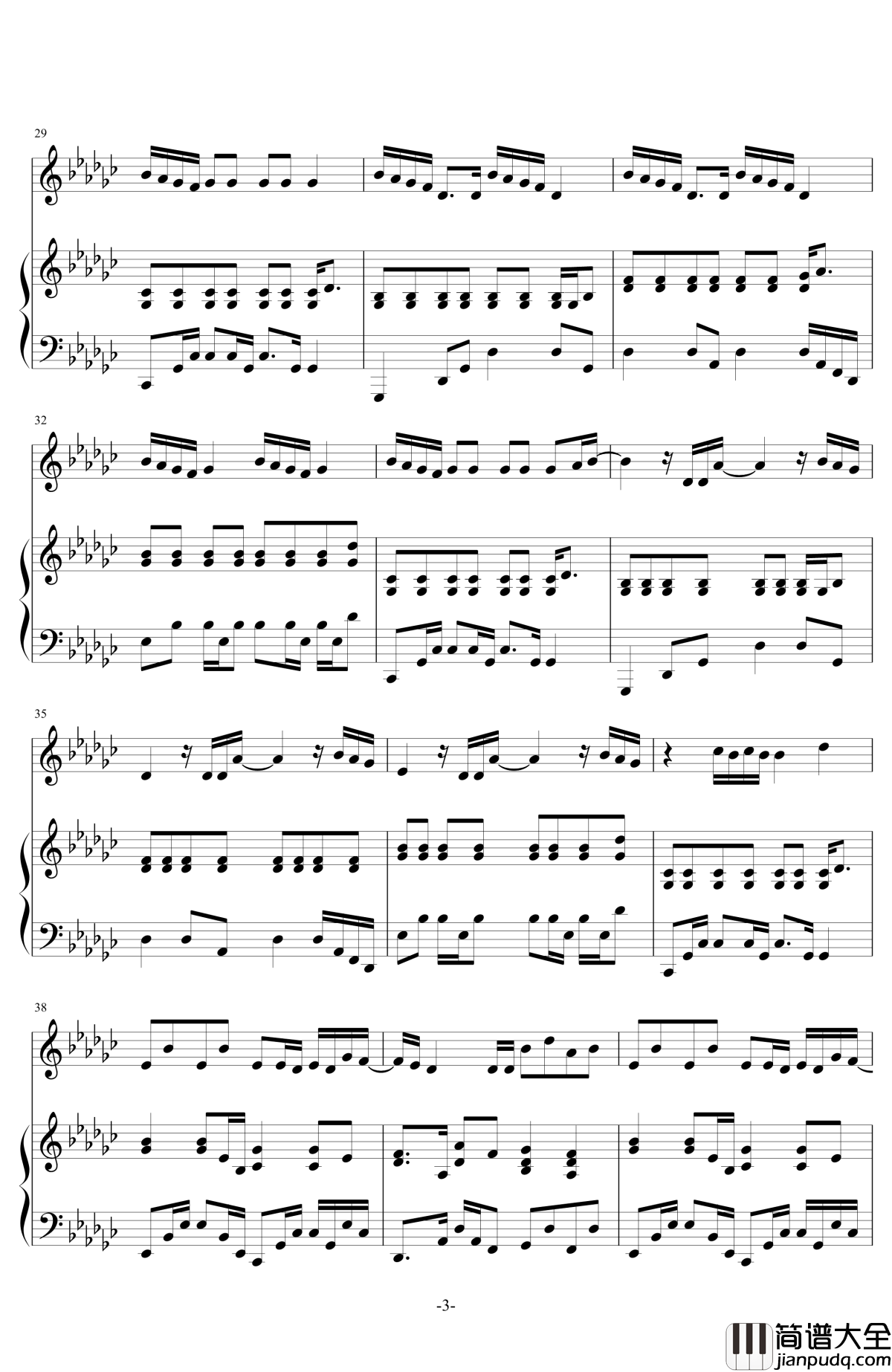 I_knew_you_were_trouble钢琴谱_伴奏_Taylor_Swift