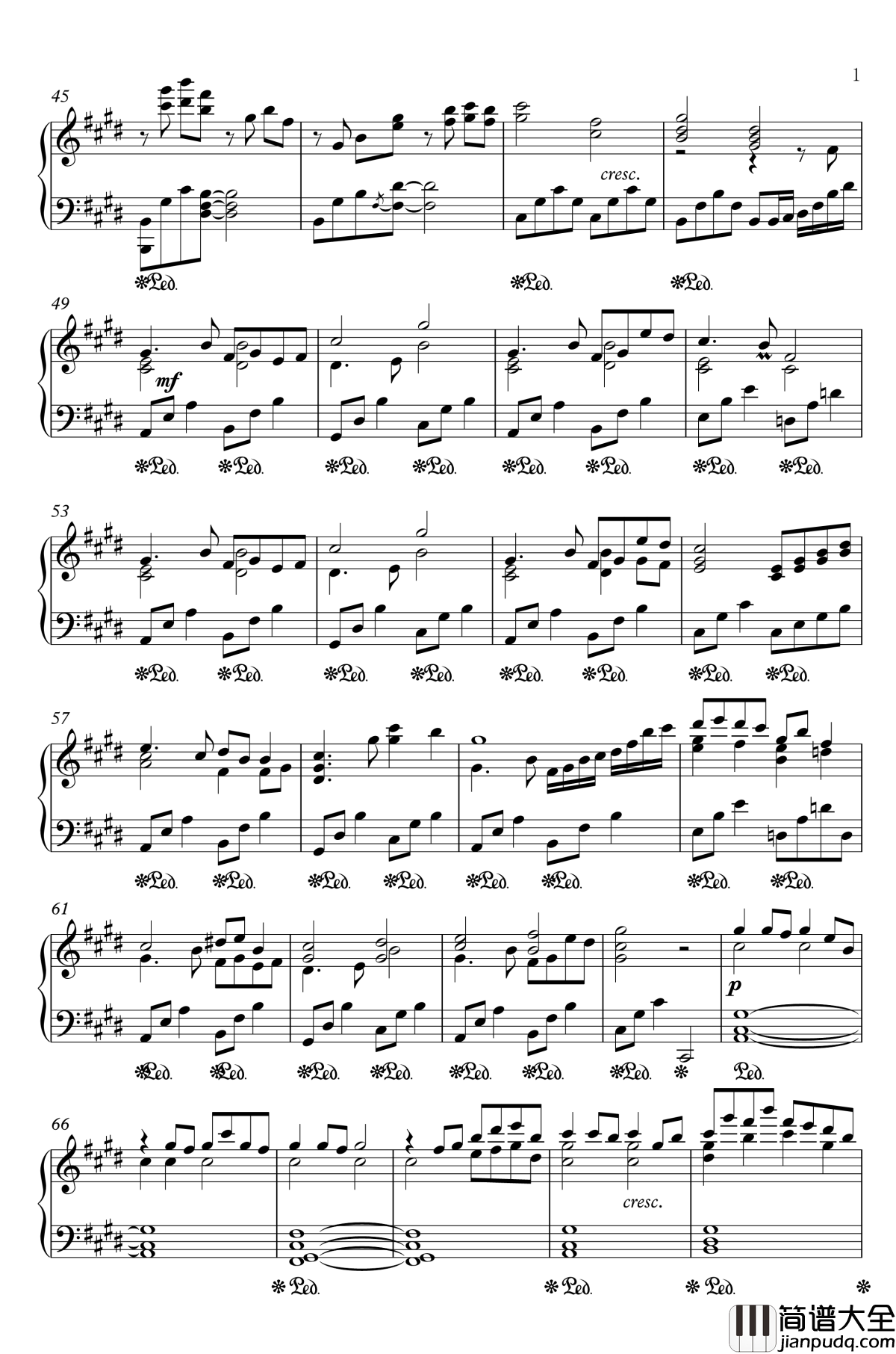 桜花之恋塚钢琴谱_Assaultdoor_东方project