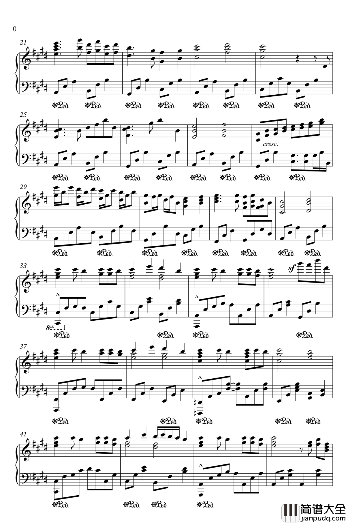 桜花之恋塚钢琴谱_Assaultdoor_东方project