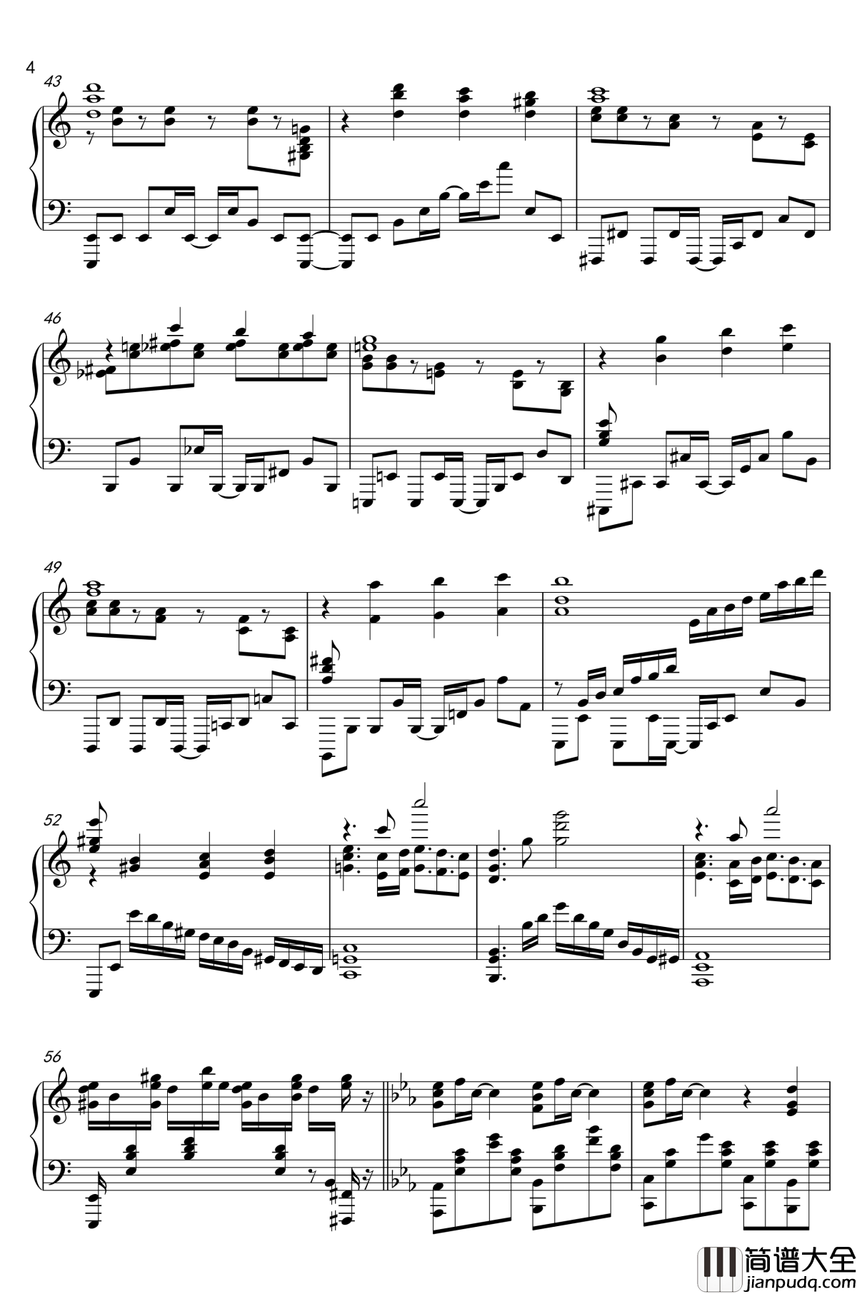 Reincarnation钢琴谱_いんぷれ__東方夢時空_东方project