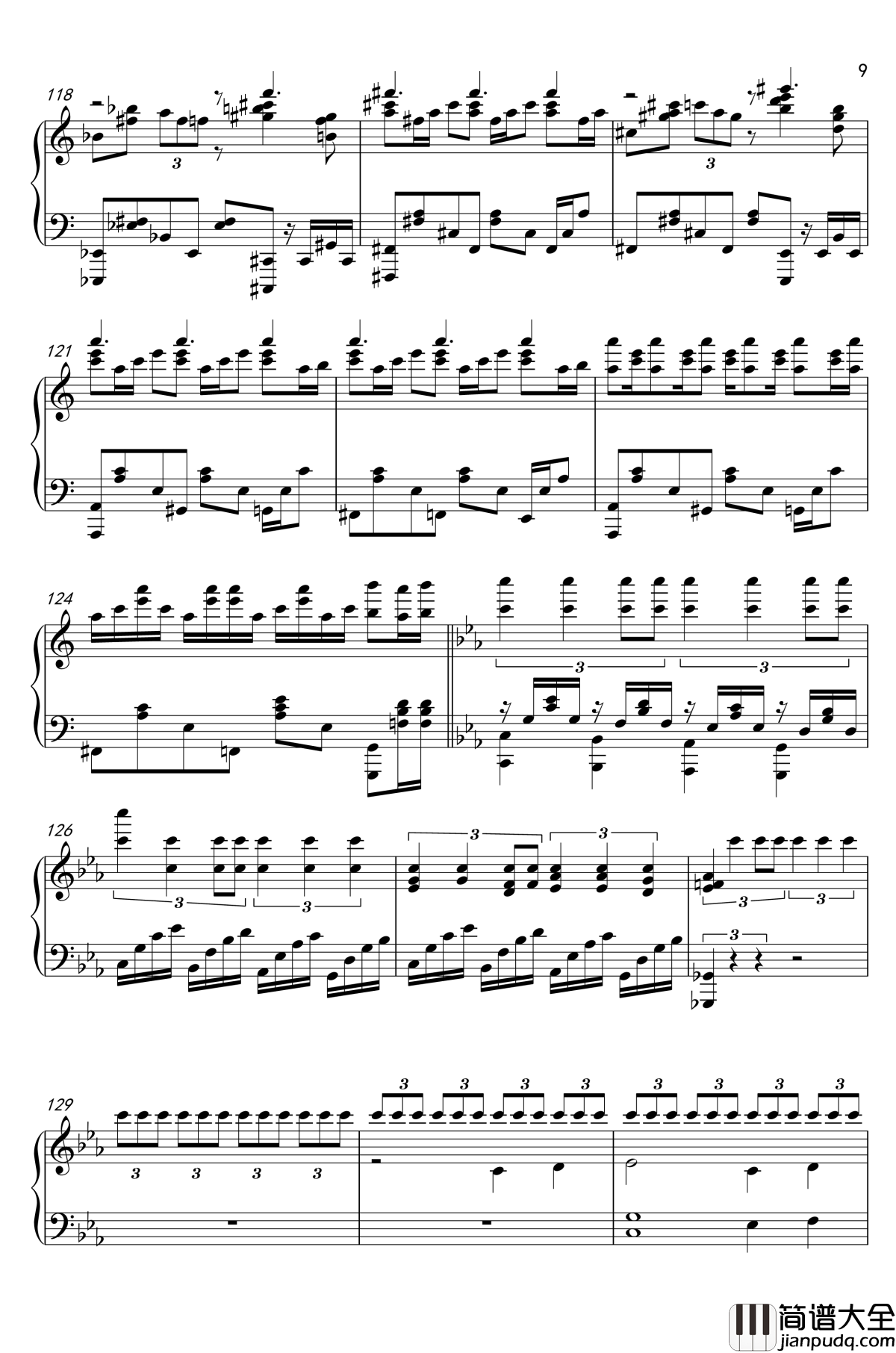 Reincarnation钢琴谱_いんぷれ__東方夢時空_东方project