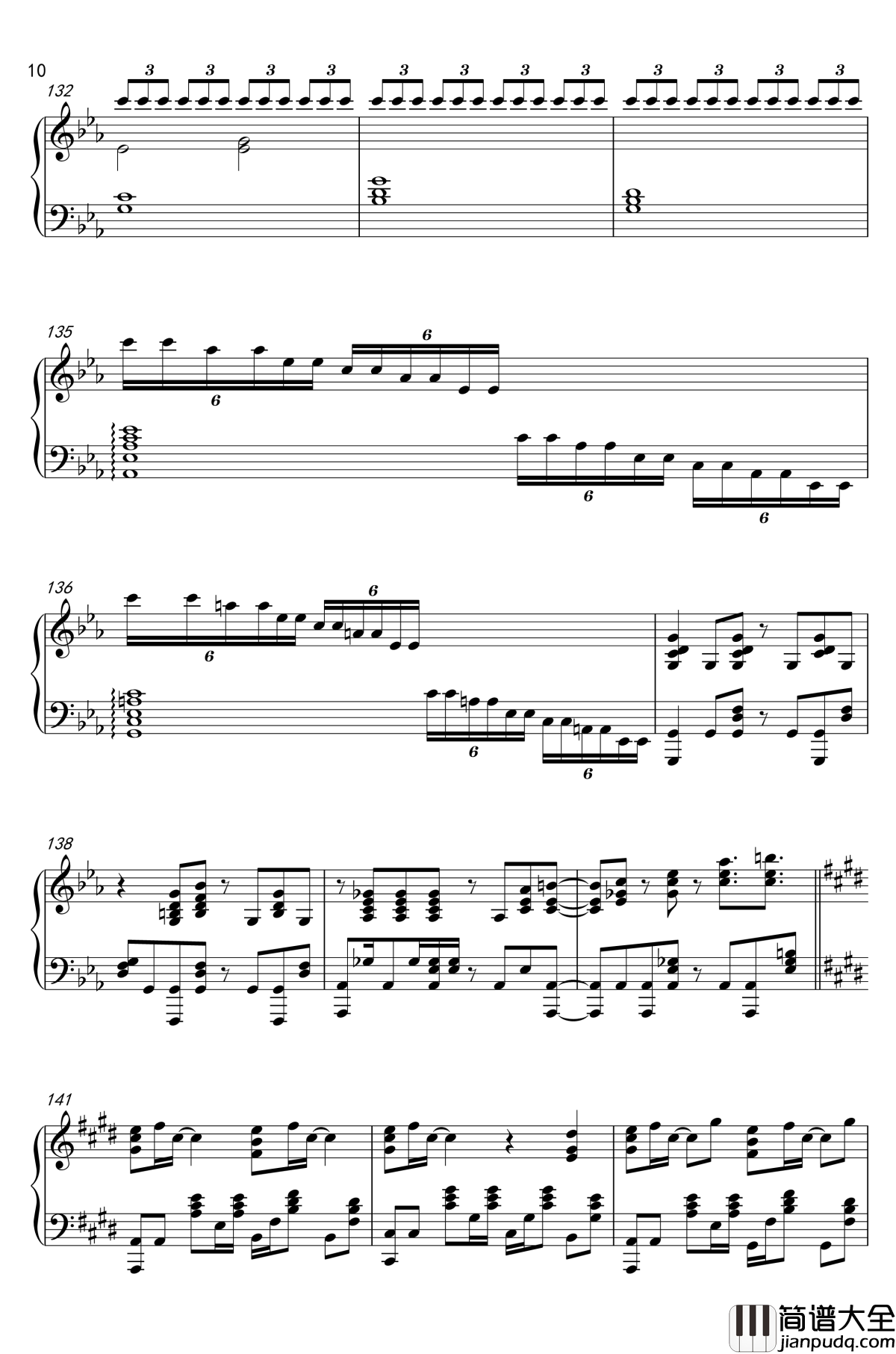 Reincarnation钢琴谱_いんぷれ__東方夢時空_东方project