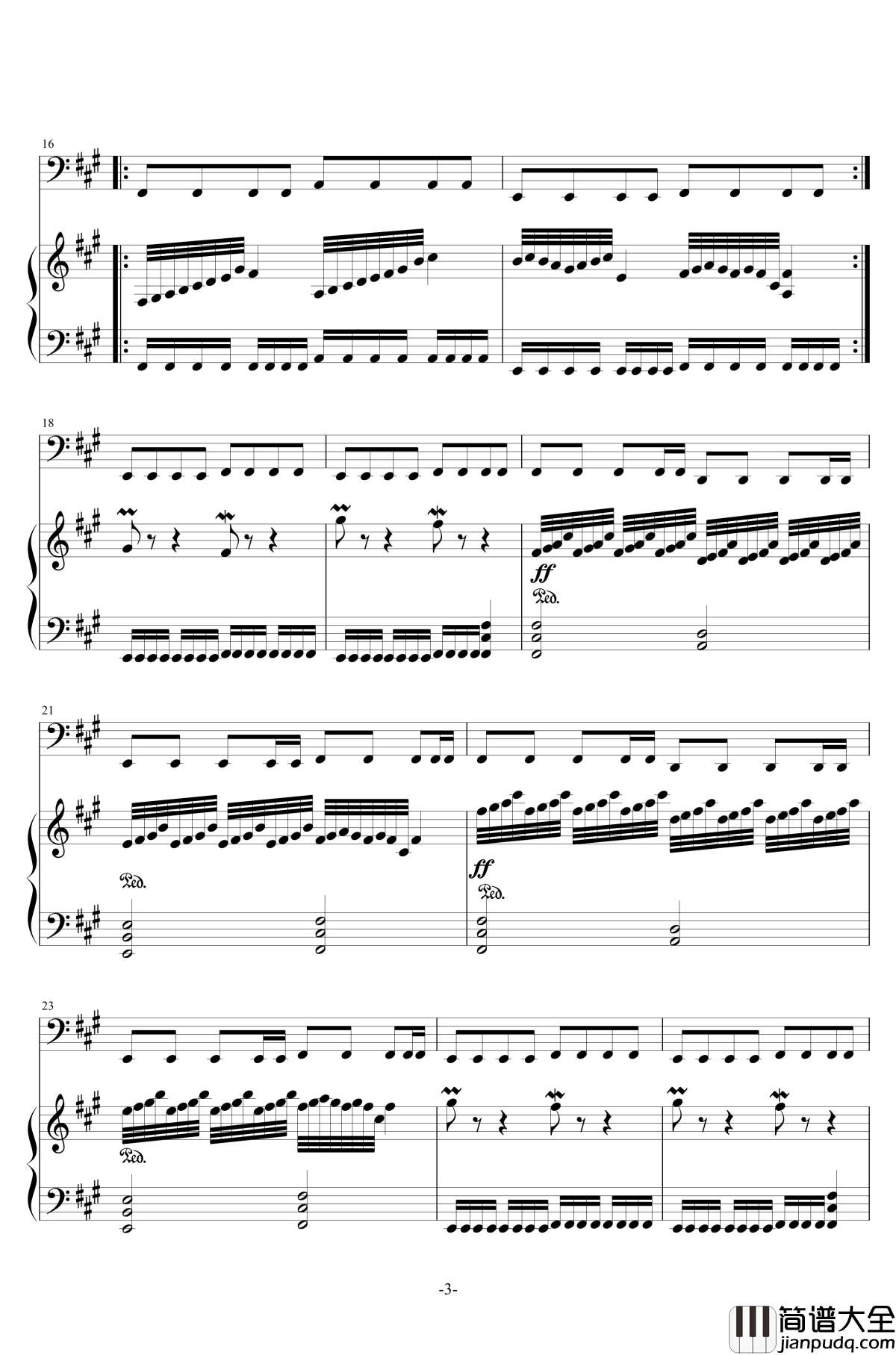 Rain_2第二部钢琴谱_Carnival_Dcw