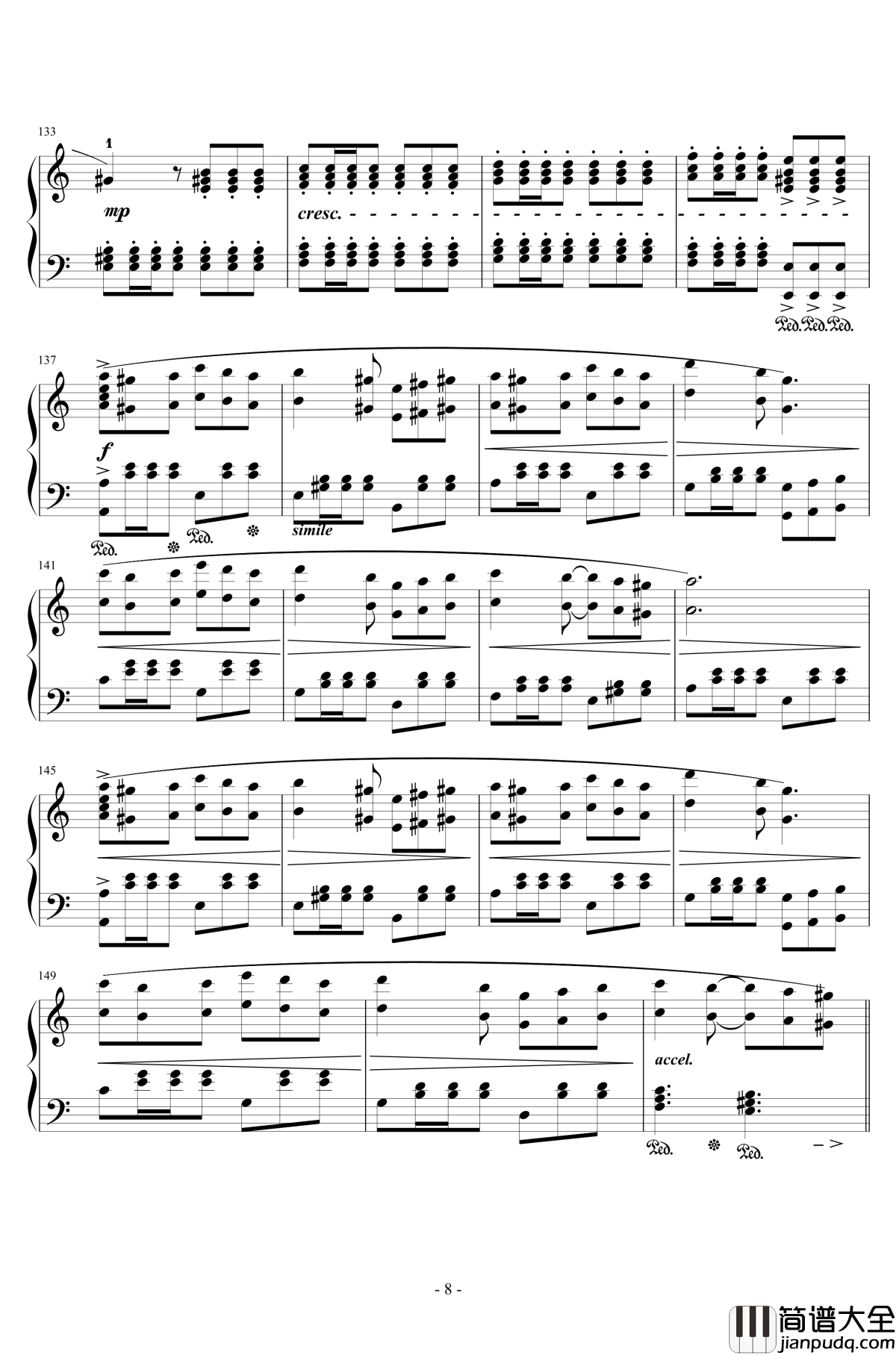 Vamo_Alla_Flamenco钢琴谱_Final_Fantasy_IX_植松伸夫