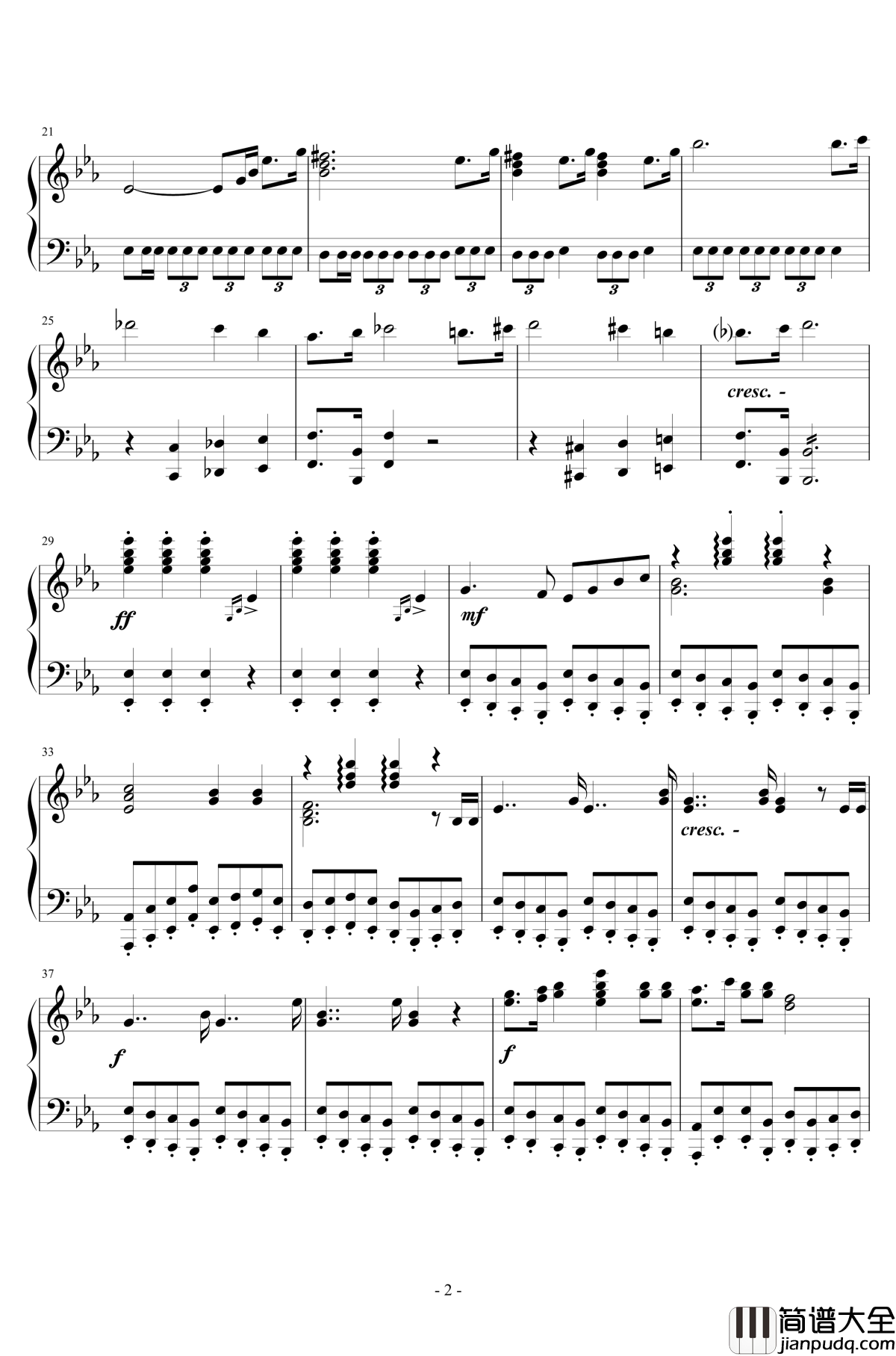 赛文奥特曼主题曲钢琴谱_ウルトラセブンの歌_赛文之歌