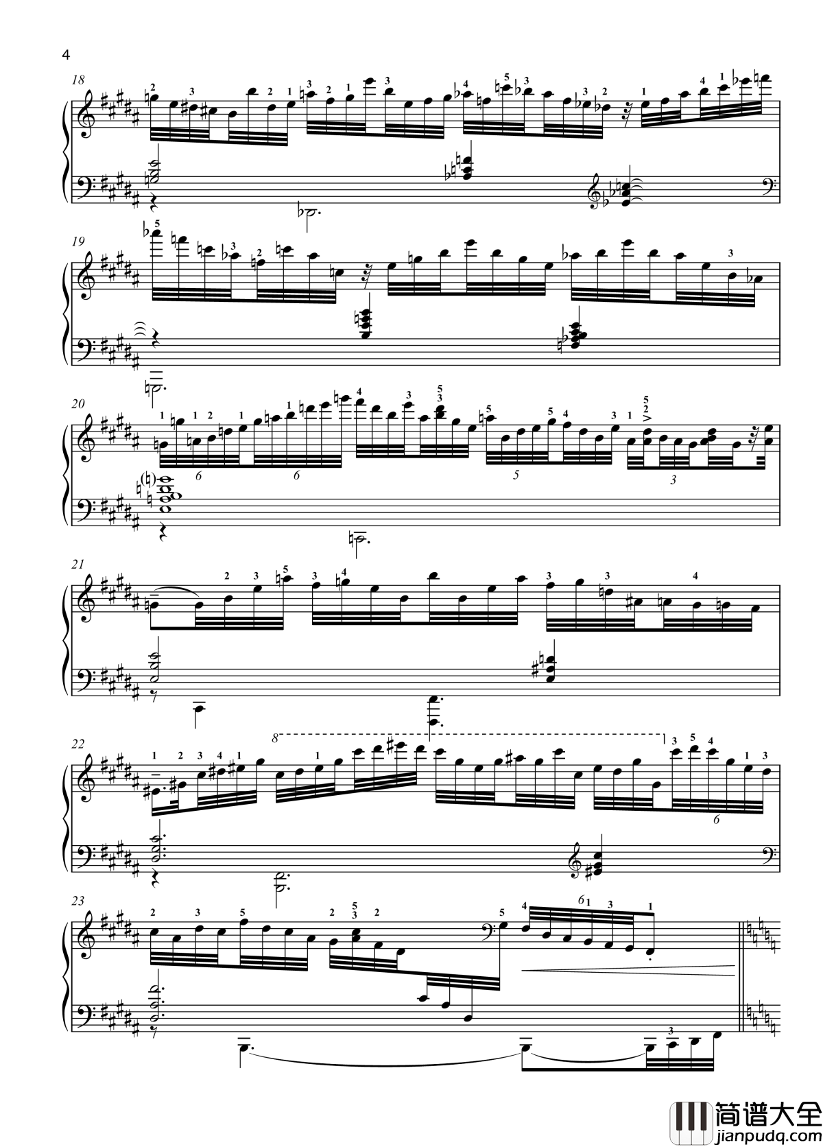 No._4._Reminiscence钢琴谱_带指法_八首音乐会练习曲__Eight_Concert_?tudes_Op_40____爵士_尼古拉·凯帕斯汀