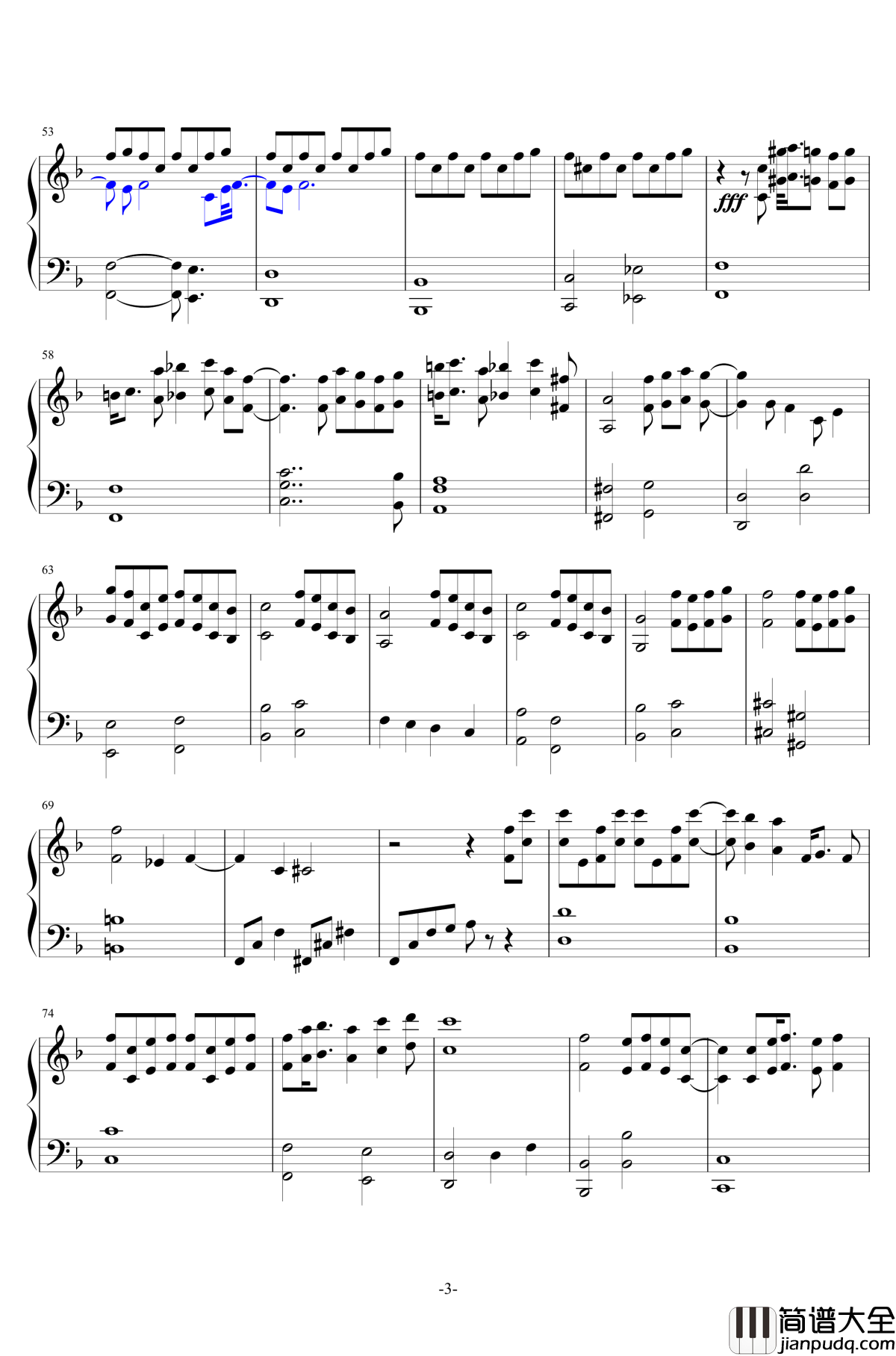 _Summer_Pockets_ED_bgm97钢琴谱_ポケットをふくらませて_麻枝准