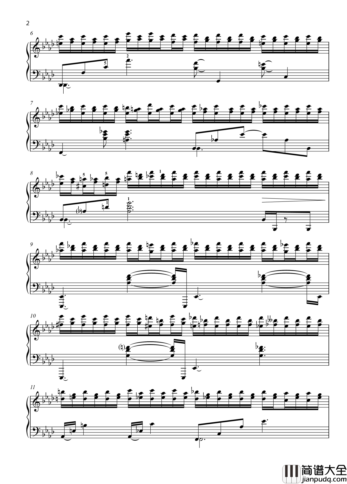 No._2._Dream._Moderato钢琴谱_带指法__八首音乐会练习曲_Eight_Concert_?tudes_Op_40__爵士_尼古拉·凯帕斯汀