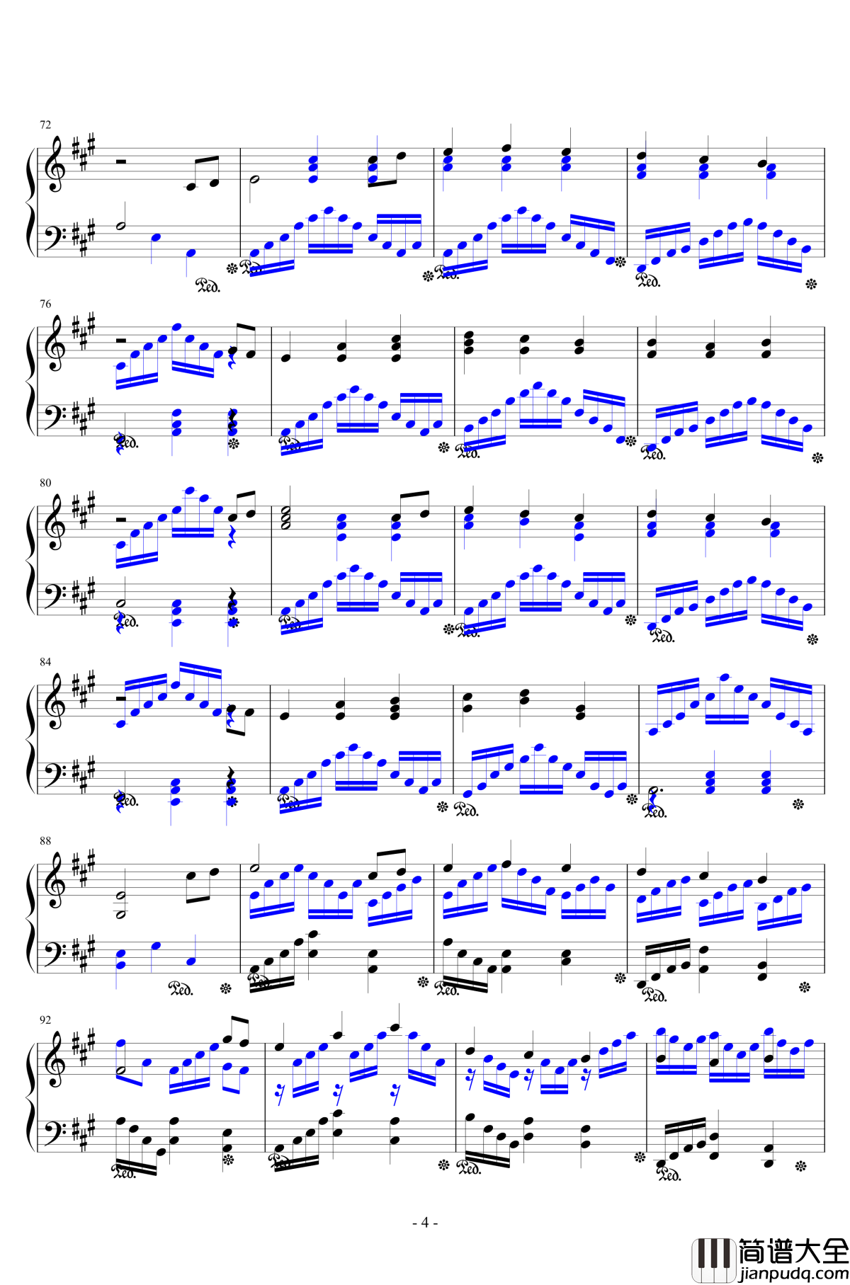 生日快乐钢琴谱_machaostc