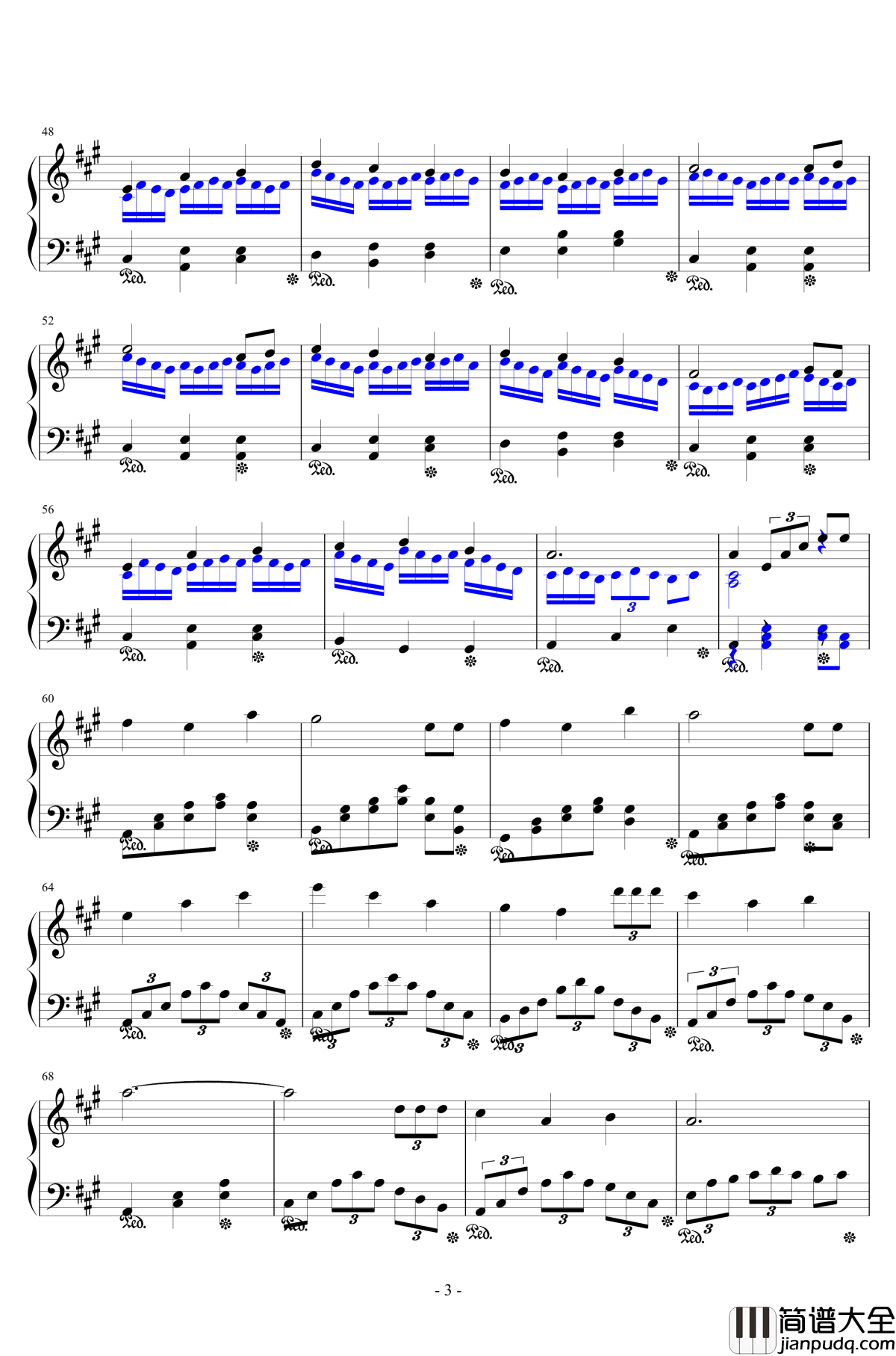 生日快乐钢琴谱_machaostc