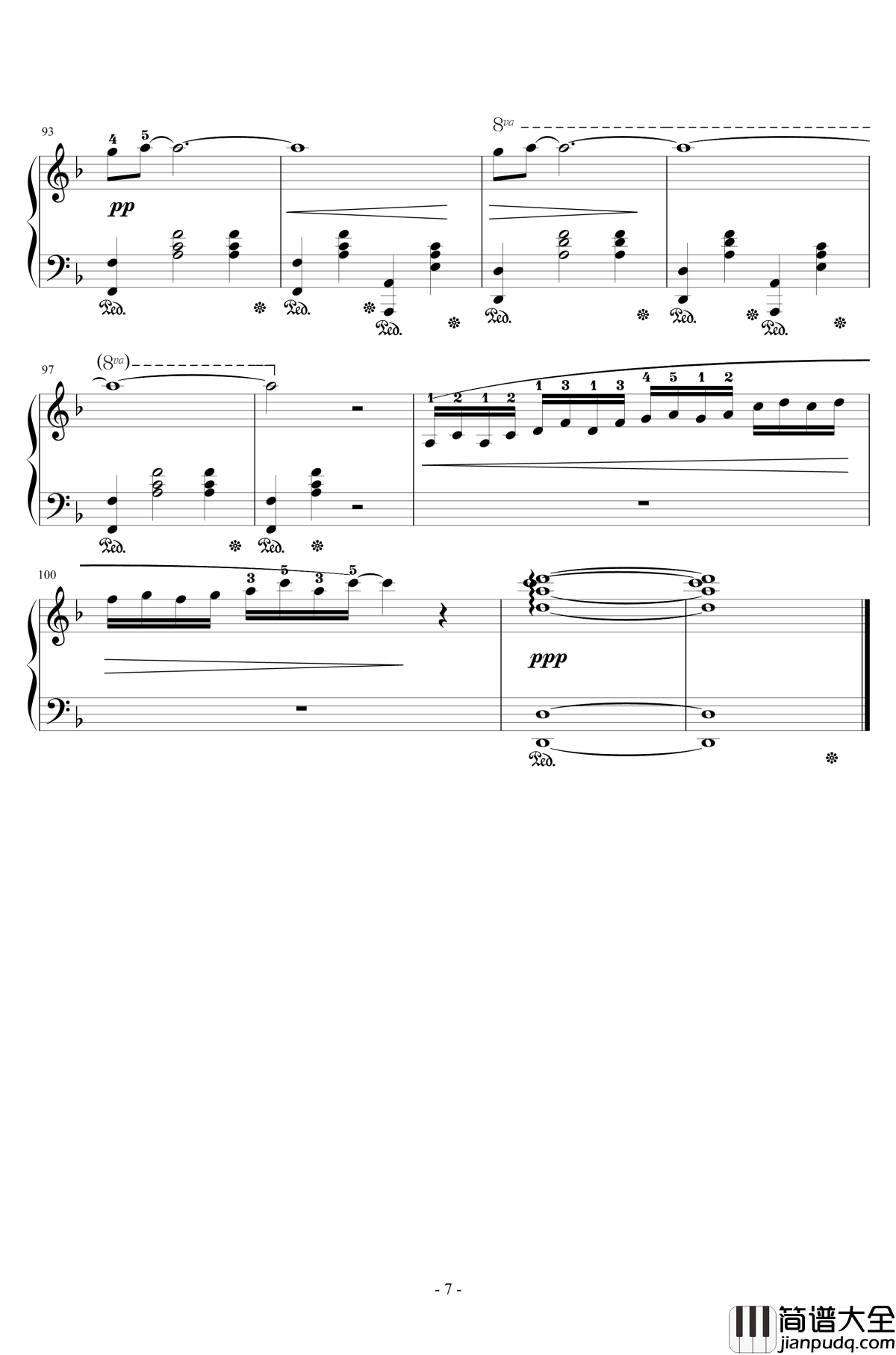 Cosmo_Canyon钢琴谱_Distant_Worlds_IV_植松伸夫