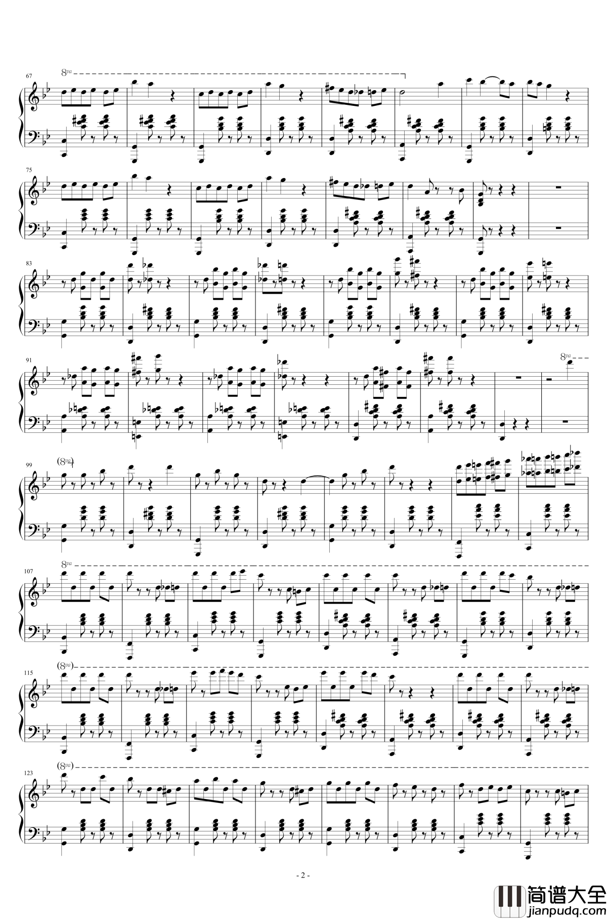 Larrons_En_Foire钢琴谱_尽情游戏