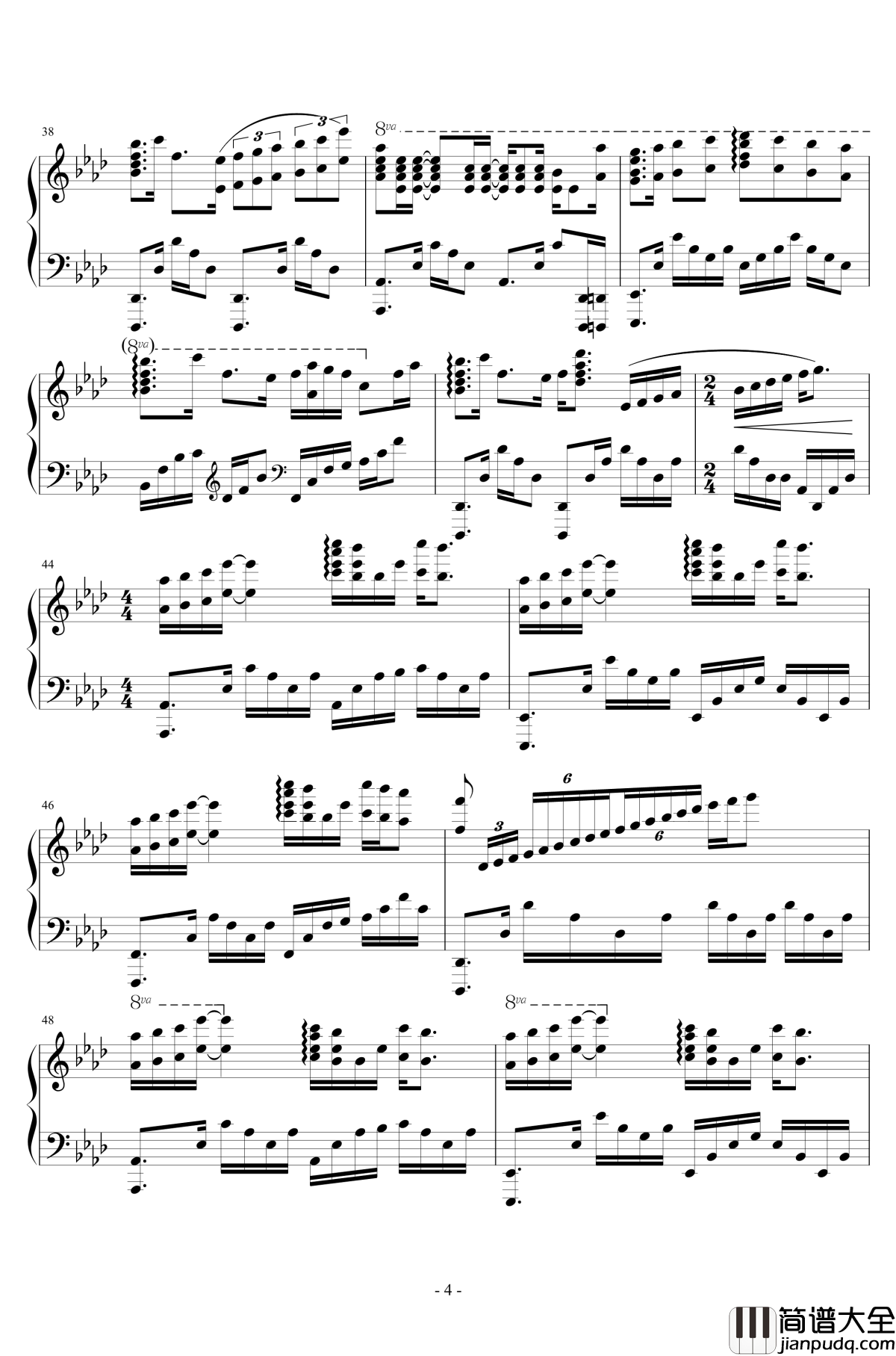 Never_Enough_钢琴谱_from_The_Greatest_Showman_Francesco_Parrino