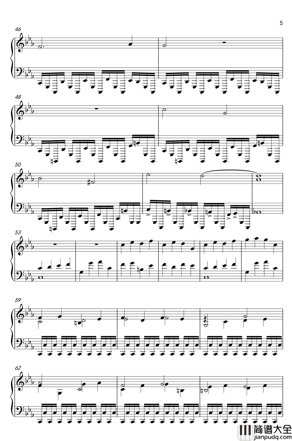 康纳主题曲钢琴谱_底特律：成为人类