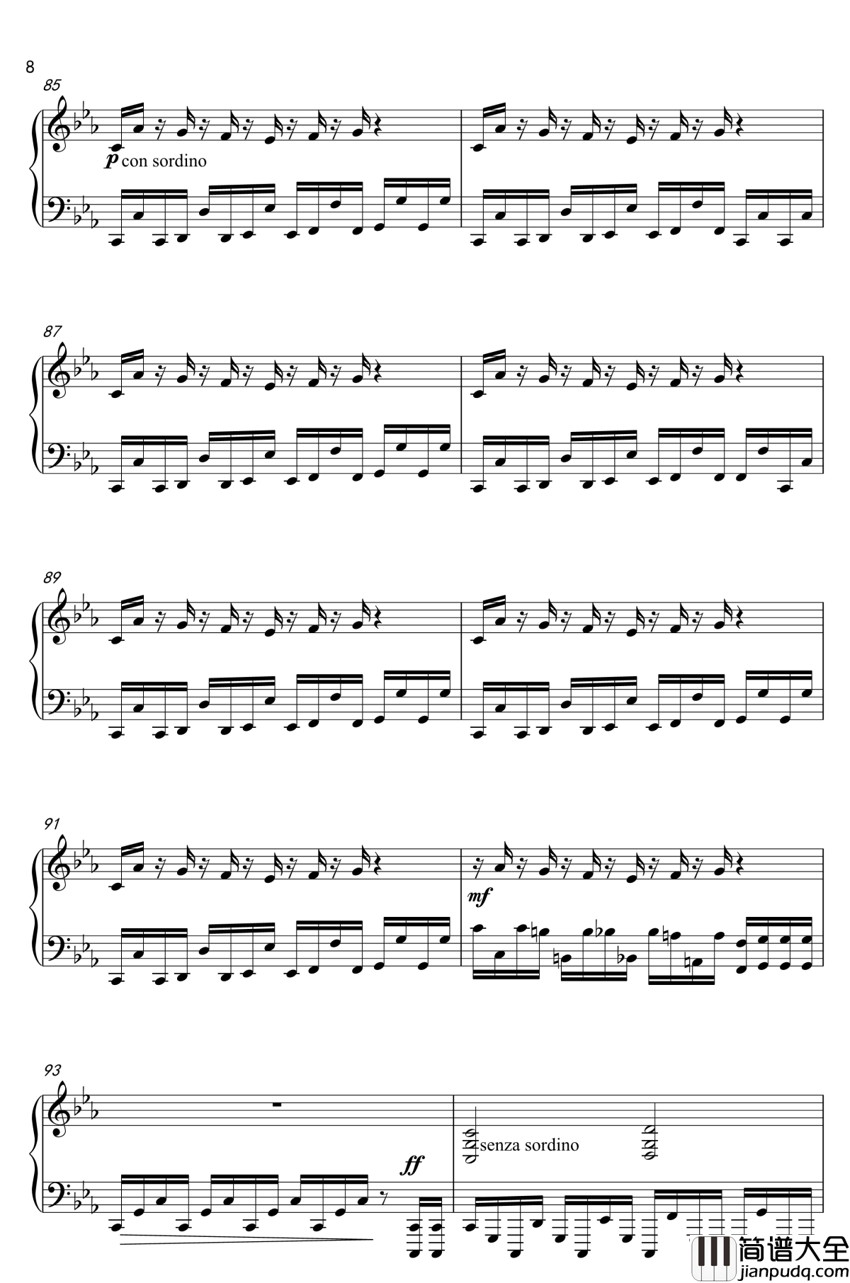 康纳主题曲钢琴谱_底特律：成为人类