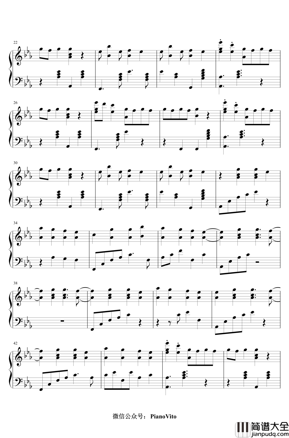 Sad钢琴谱_Tentacion