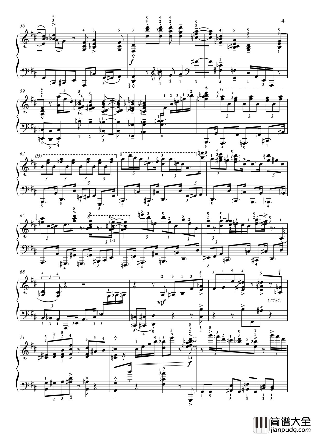 八首音乐会练习曲钢琴谱_Eight_Concert_?tudes_Op_40__No._5._Shuitka_爵士_尼古拉·凯帕斯汀_Nikolai_Kapustin