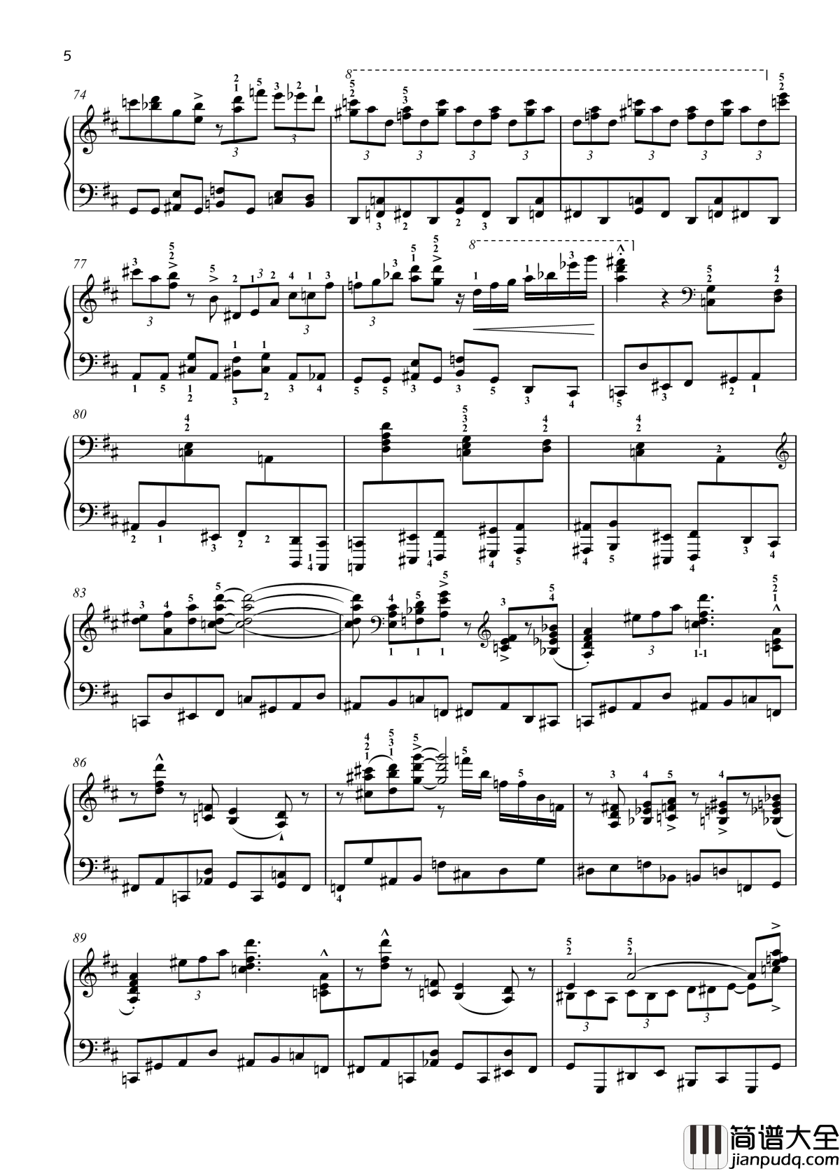 八首音乐会练习曲钢琴谱_Eight_Concert_?tudes_Op_40__No._5._Shuitka_爵士_尼古拉·凯帕斯汀_Nikolai_Kapustin