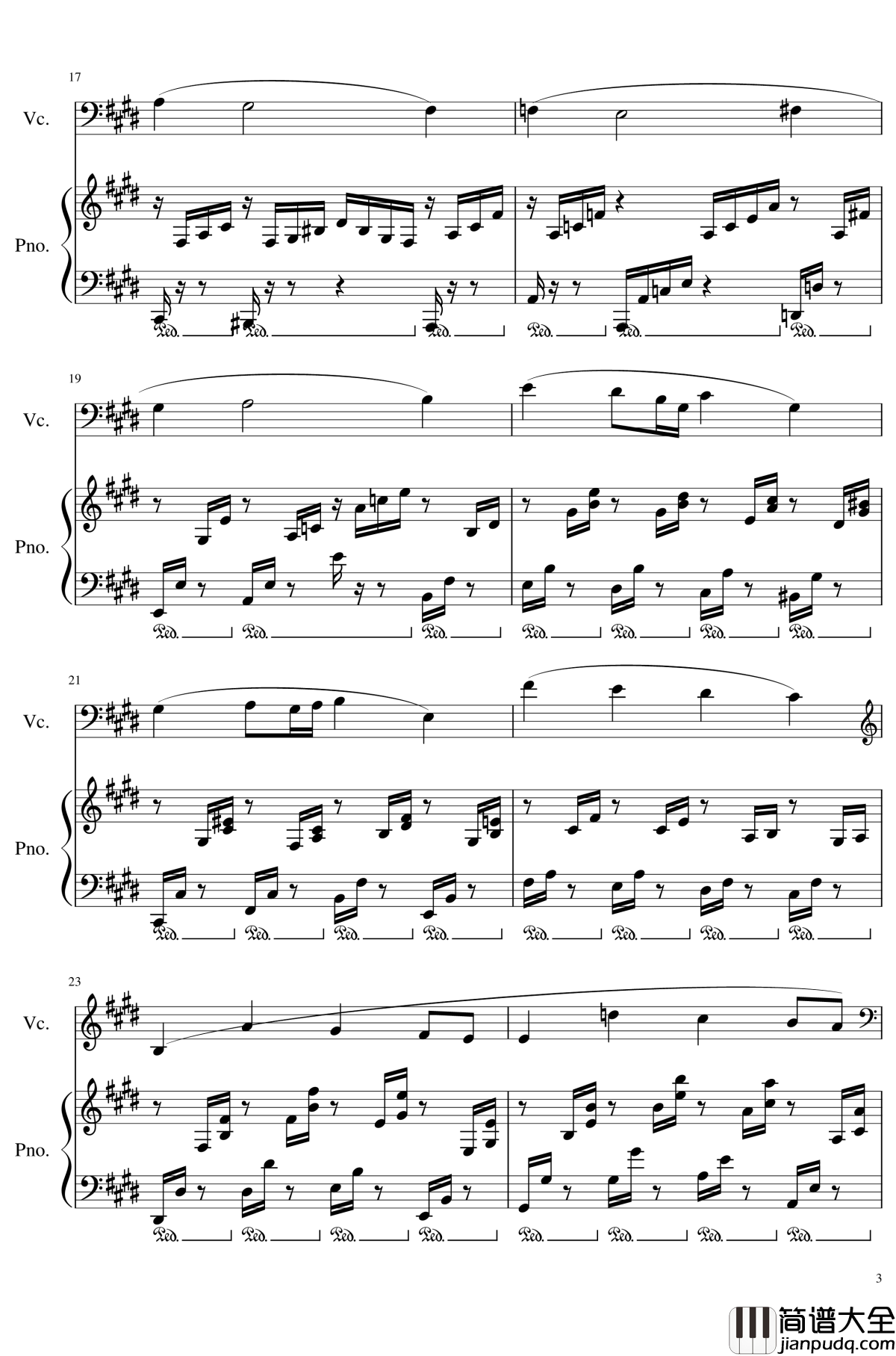 Summer_Capriccio,_Op.88钢琴谱_夏日随想曲_一个球