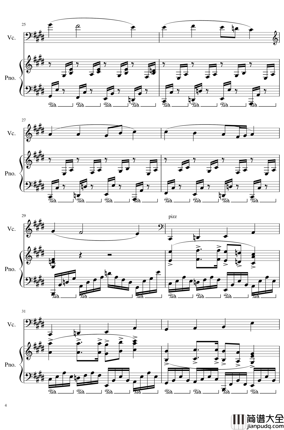 Summer_Capriccio,_Op.88钢琴谱_夏日随想曲_一个球