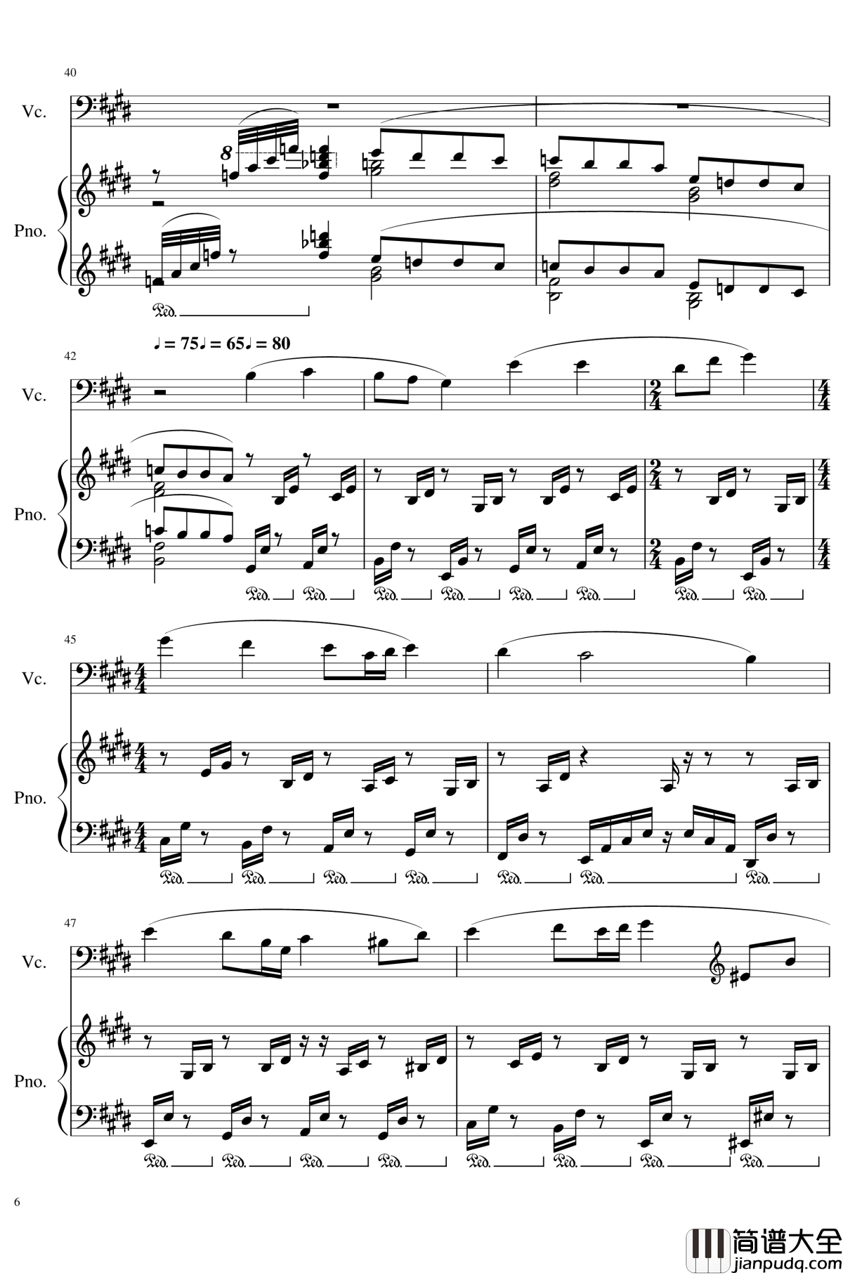 Summer_Capriccio,_Op.88钢琴谱_夏日随想曲_一个球