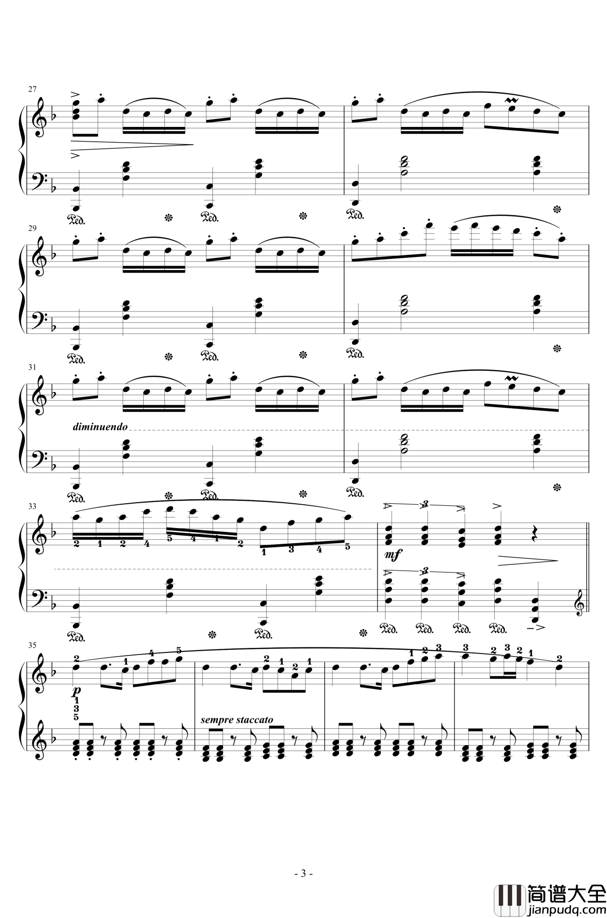 千本樱钢琴谱_交响乐版_初音未来