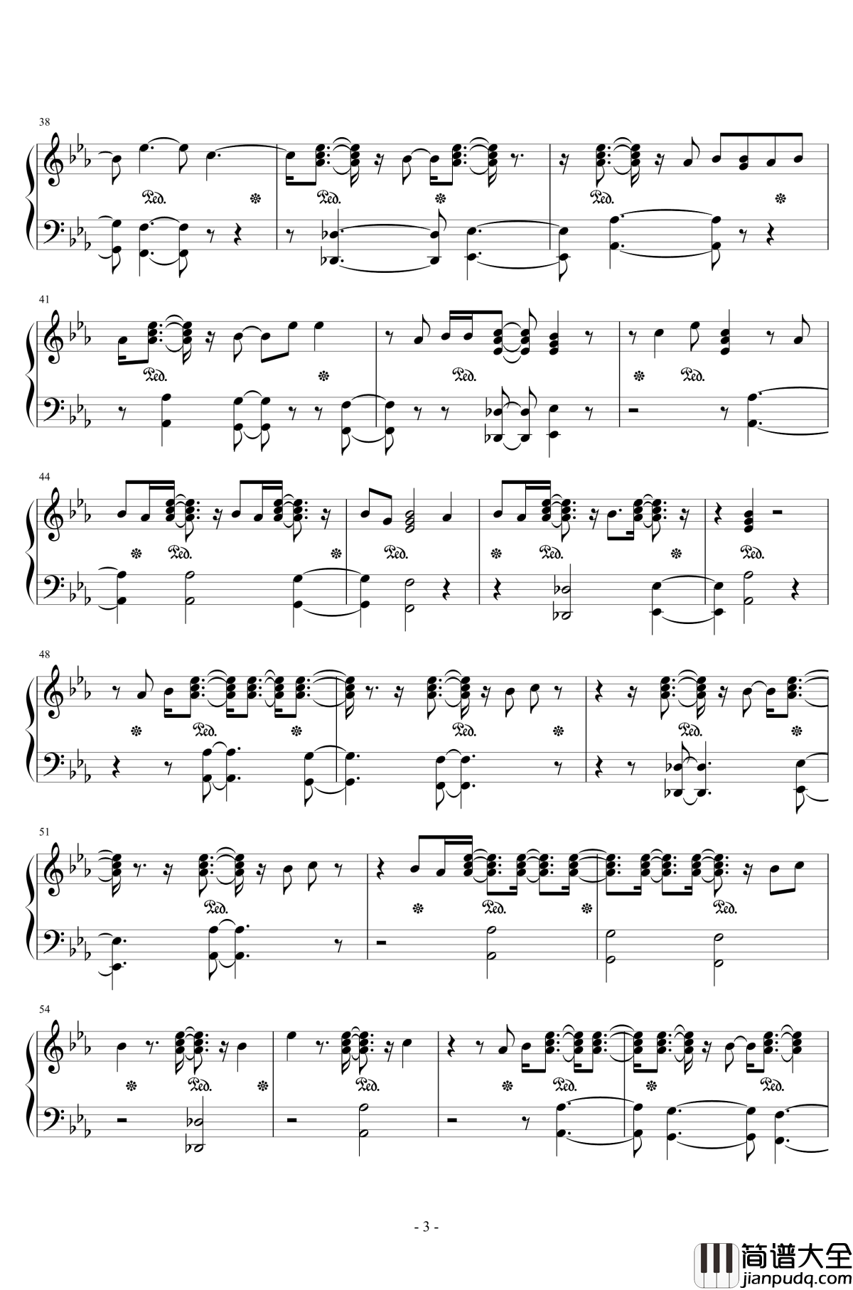 give_you_all钢琴谱_Yico_Tseng_live_instrumental_曾轶可