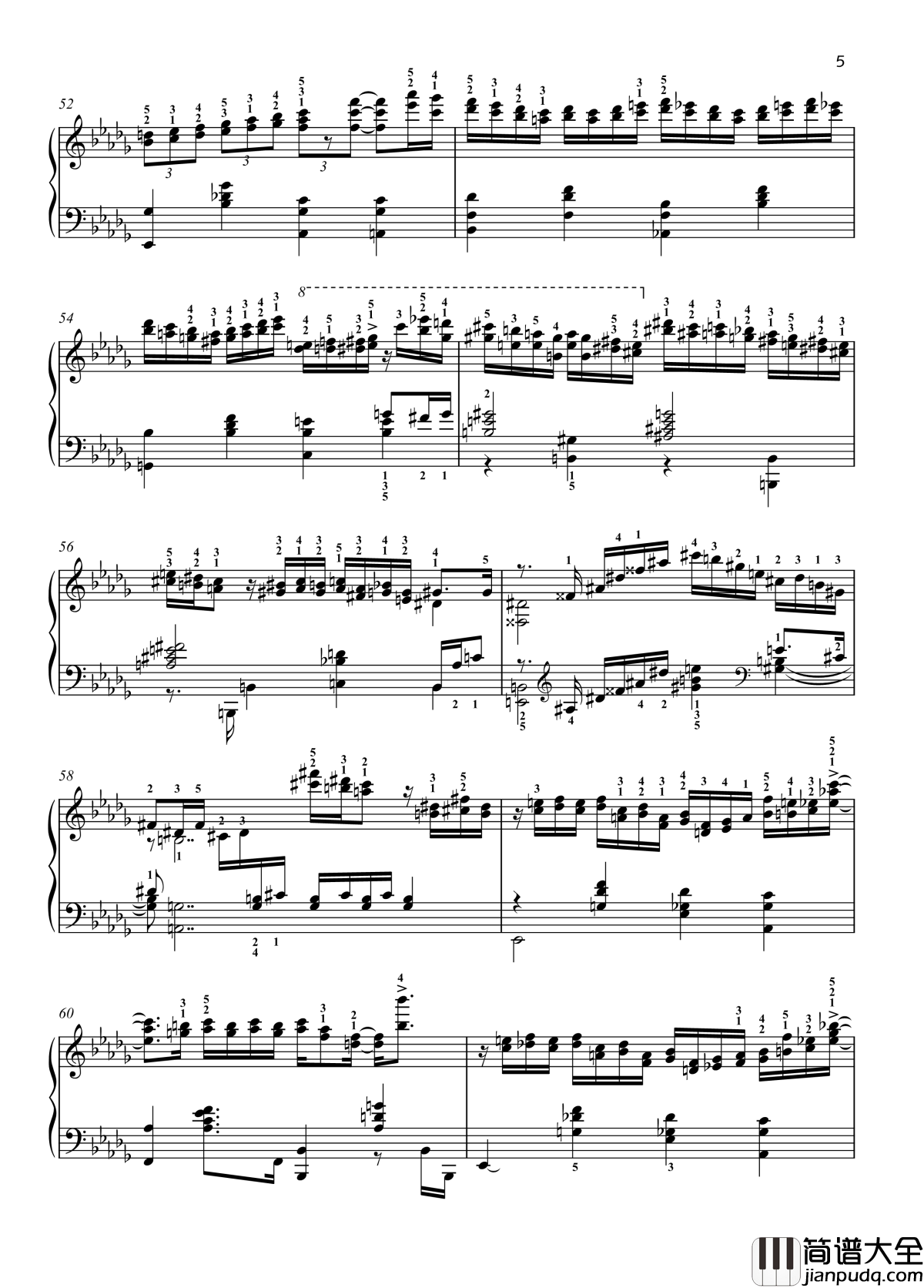 八首音乐会练习曲钢琴谱_爵士_尼古拉·凯帕斯汀_Nikolai_Kapusti_带指法__Eight_Concert_?tudes_Op_40___No._7._Intermezzo