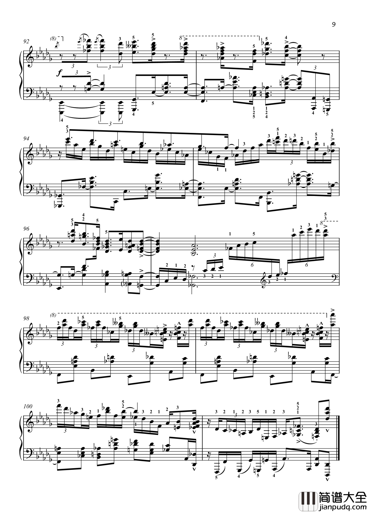 八首音乐会练习曲钢琴谱_爵士_尼古拉·凯帕斯汀_Nikolai_Kapusti_带指法__Eight_Concert_?tudes_Op_40___No._7._Intermezzo